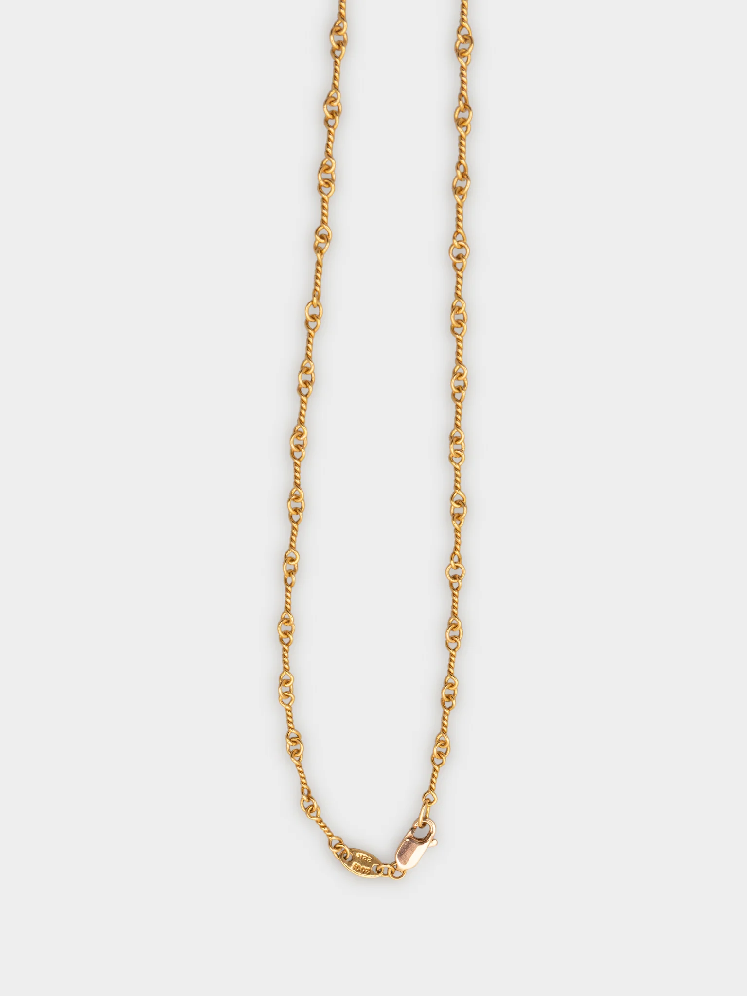 22k Twist Chain Necklace - Image 3
