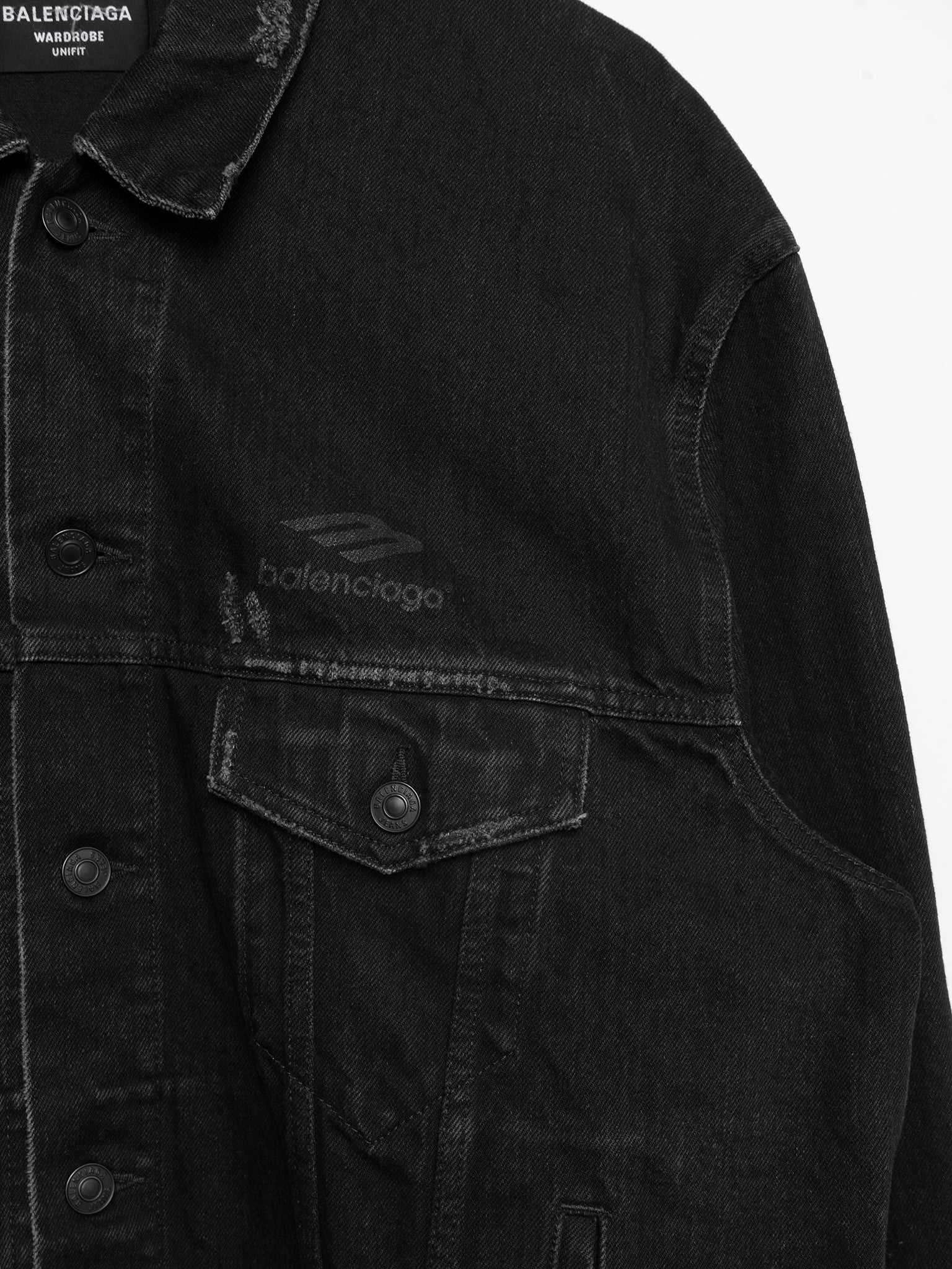 3B Stencil Denim Jacket - Image 3