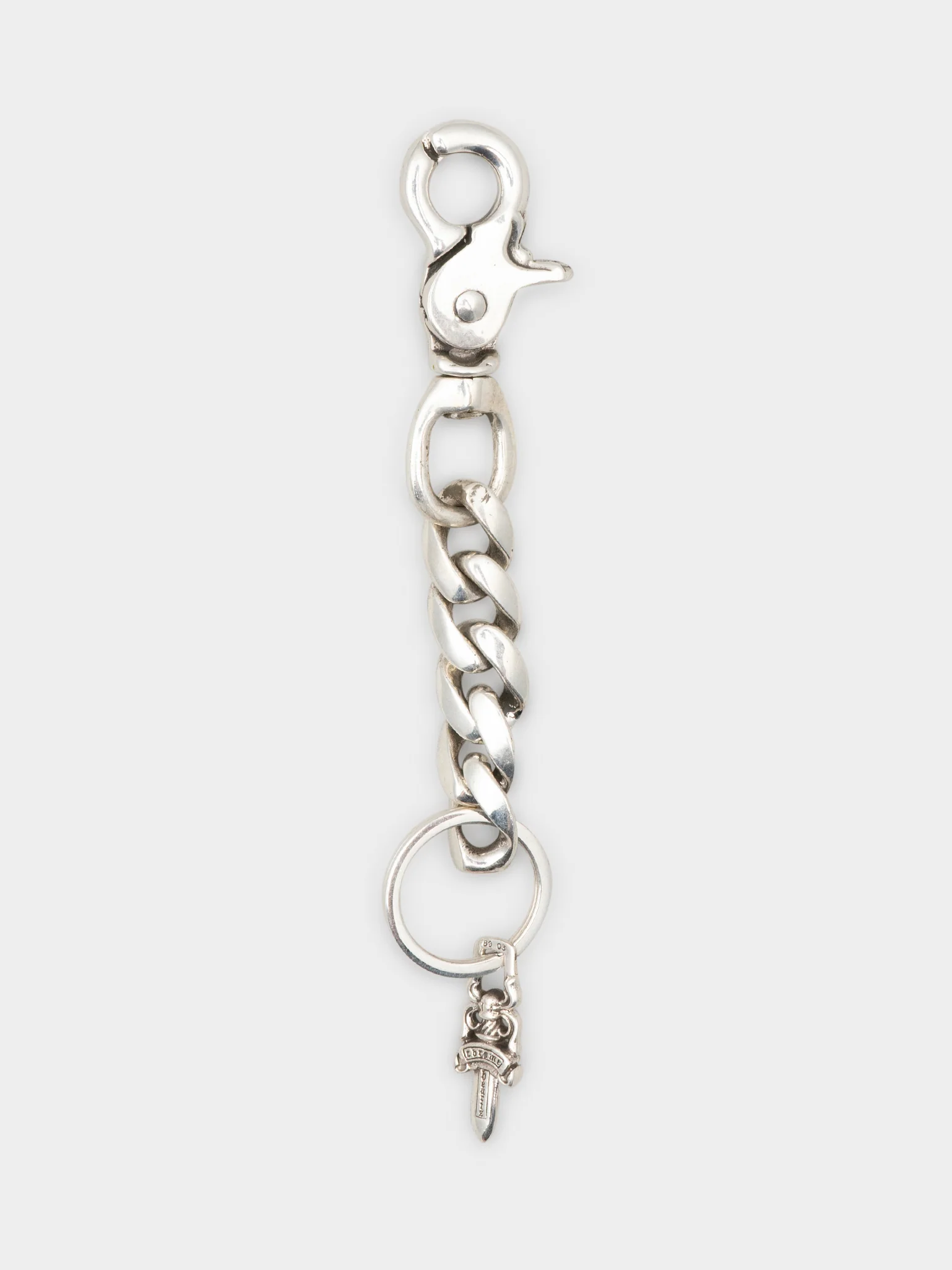 5-link Cuban Keychain W/ Dagger - Image 2