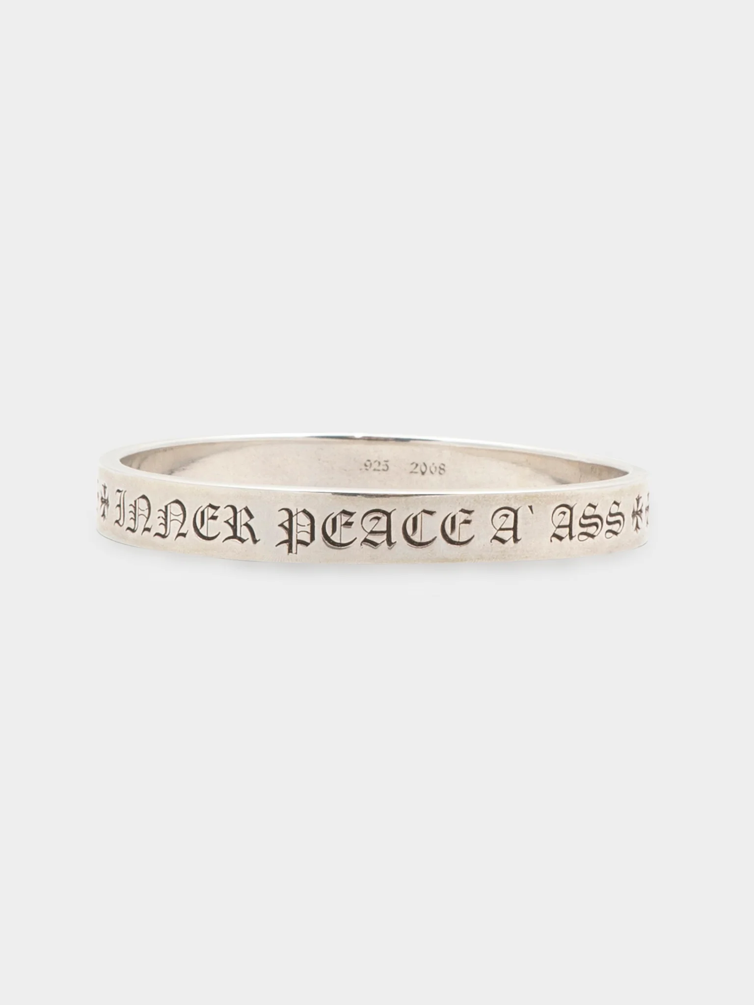 "Peace A' Ass" Bangle Bracelet