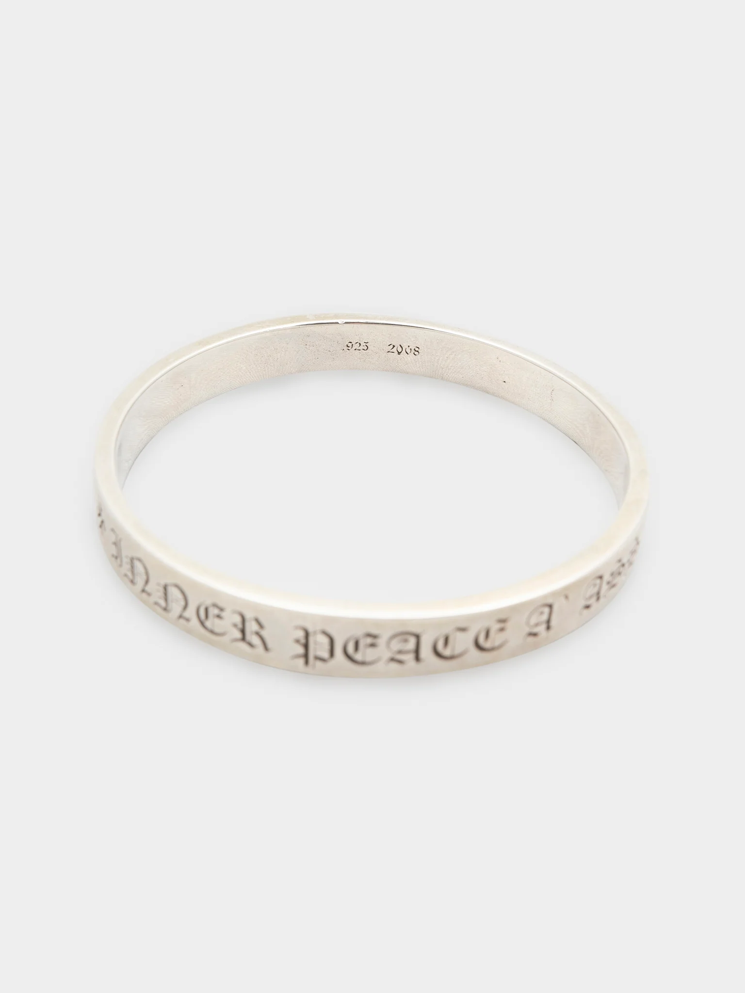 "Peace A' Ass" Bangle Bracelet - Image 2