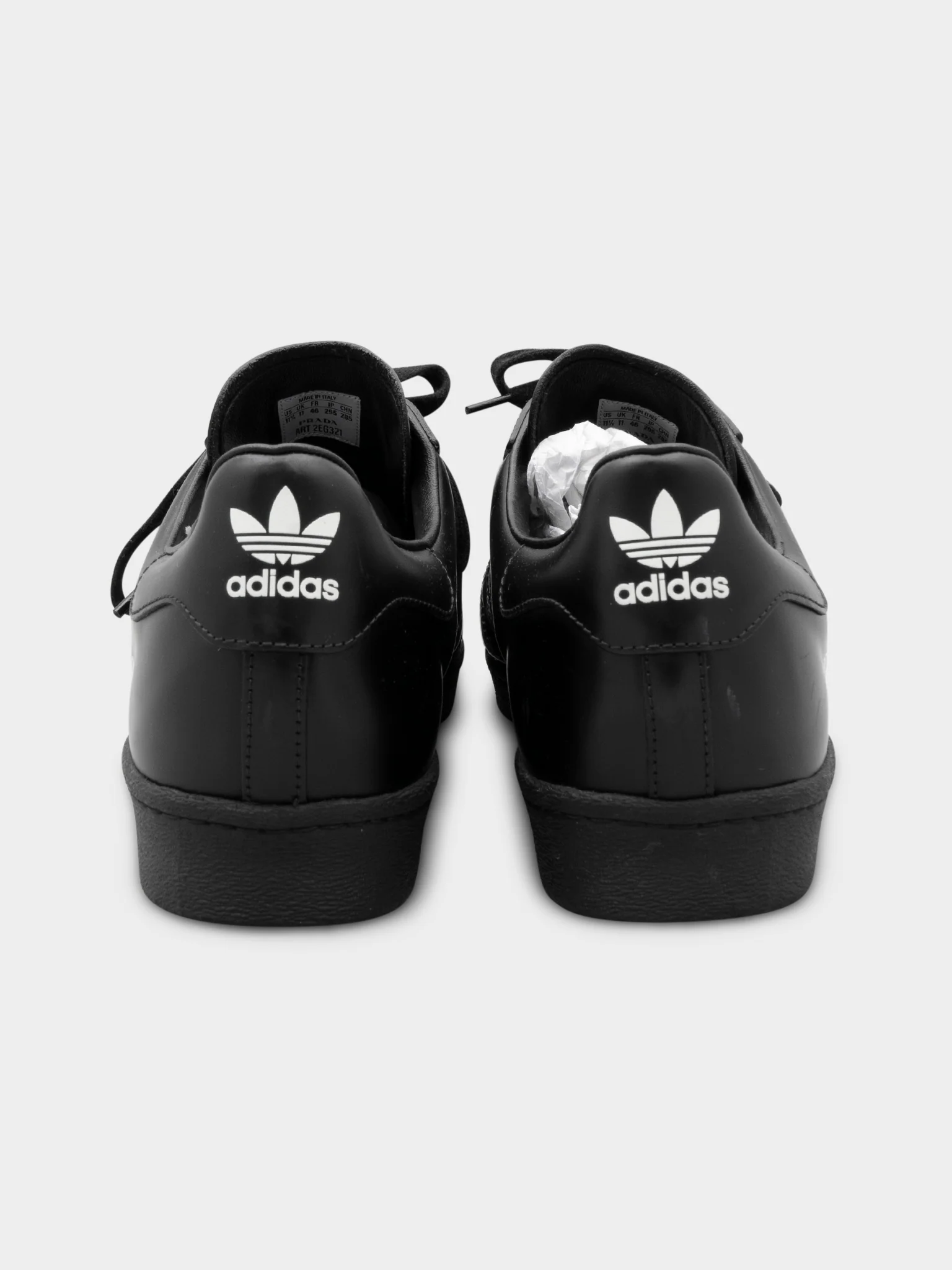 Adidas Black Superstar Core Sneakers - Image 4