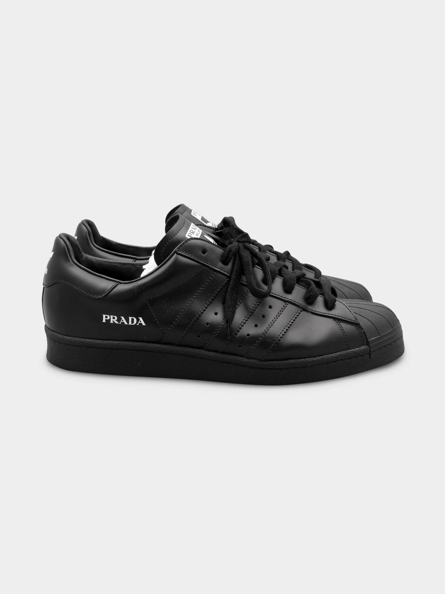 Adidas Black Superstar Core Sneakers - Image 5