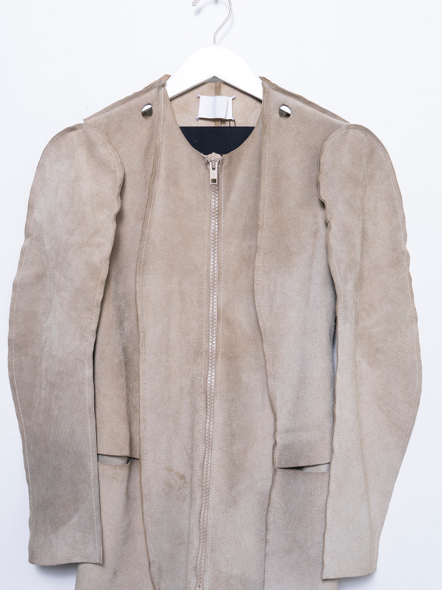 Artisanal Flat Suede Jacket - Image 2