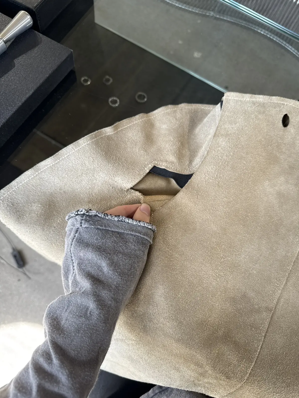 Artisanal Flat Suede Jacket - Image 4
