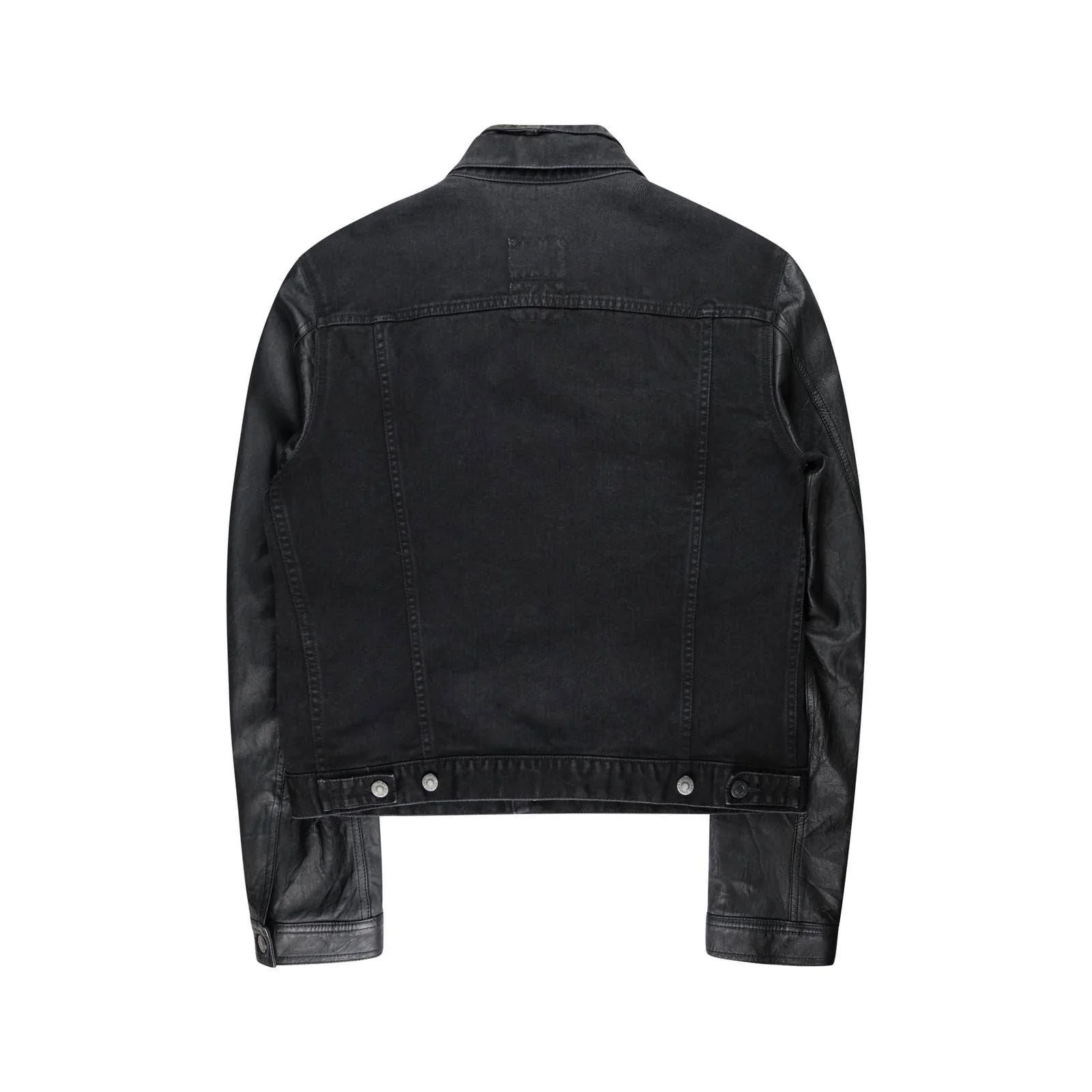 Hybrid Leather/Denim Jacket - Image 3