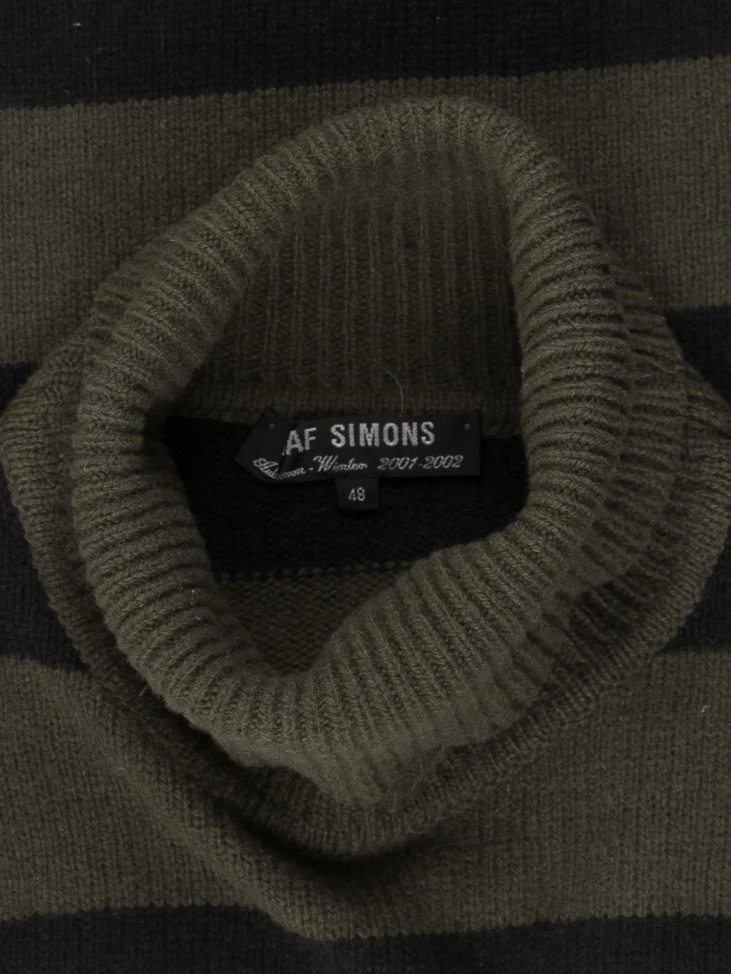 'RIOT! RIOT! RIOT!' Striped Turtleneck - Image 3
