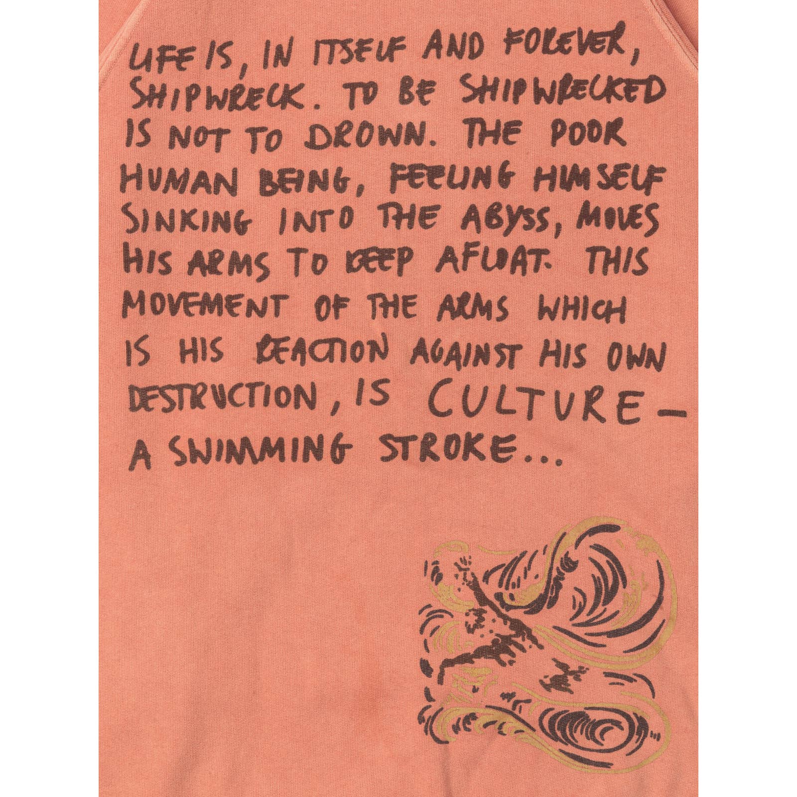 Orange Shipwrecked Crewneck - Image 2