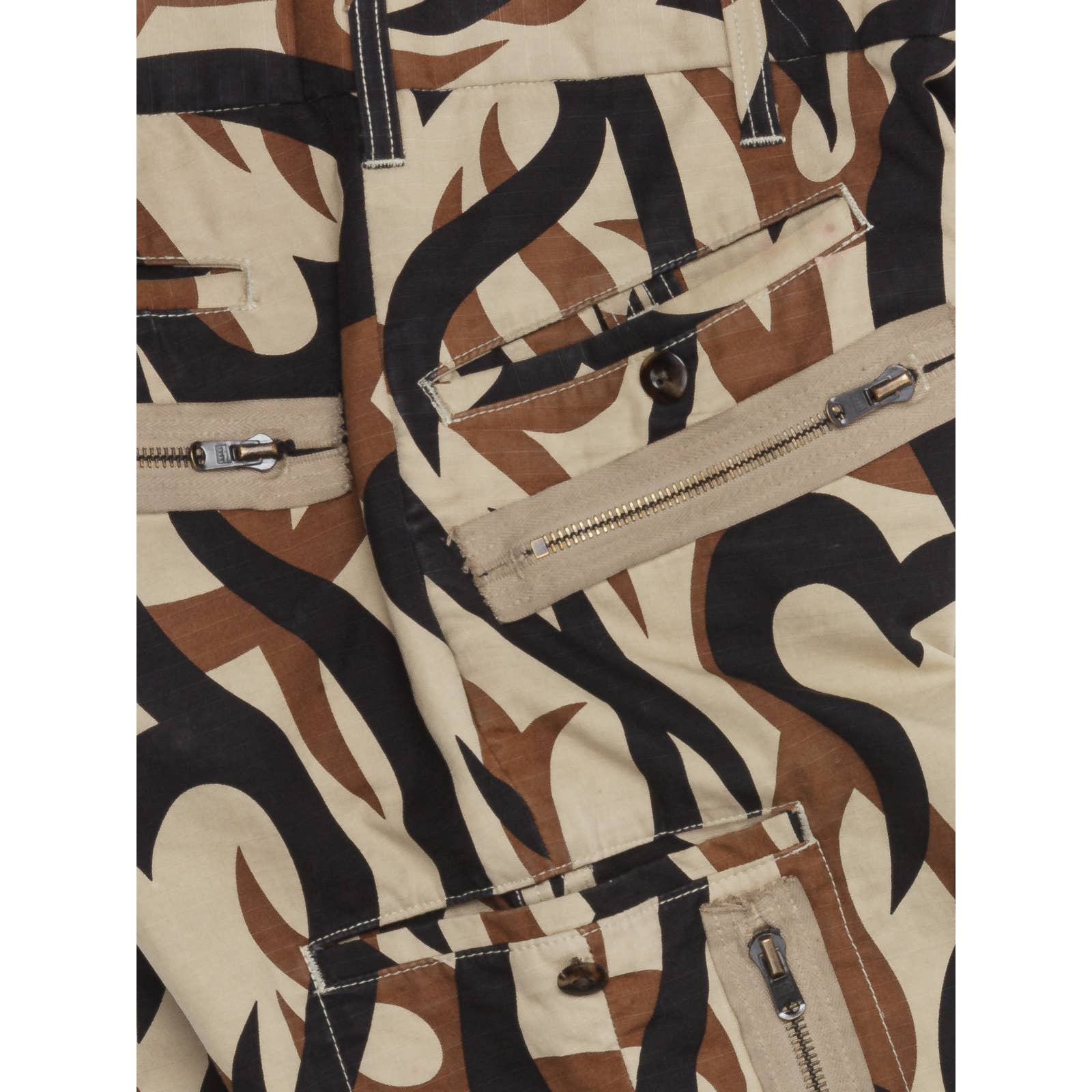 AW04 Tribal Cargo Pants - Image 4