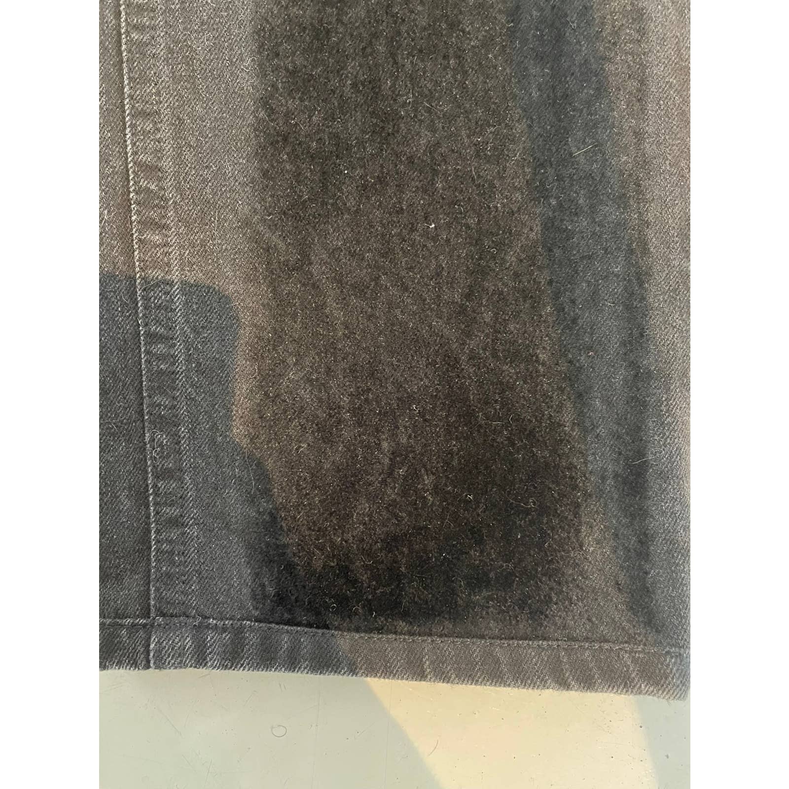 Shaved Velour Stripe Jeans - Image 4
