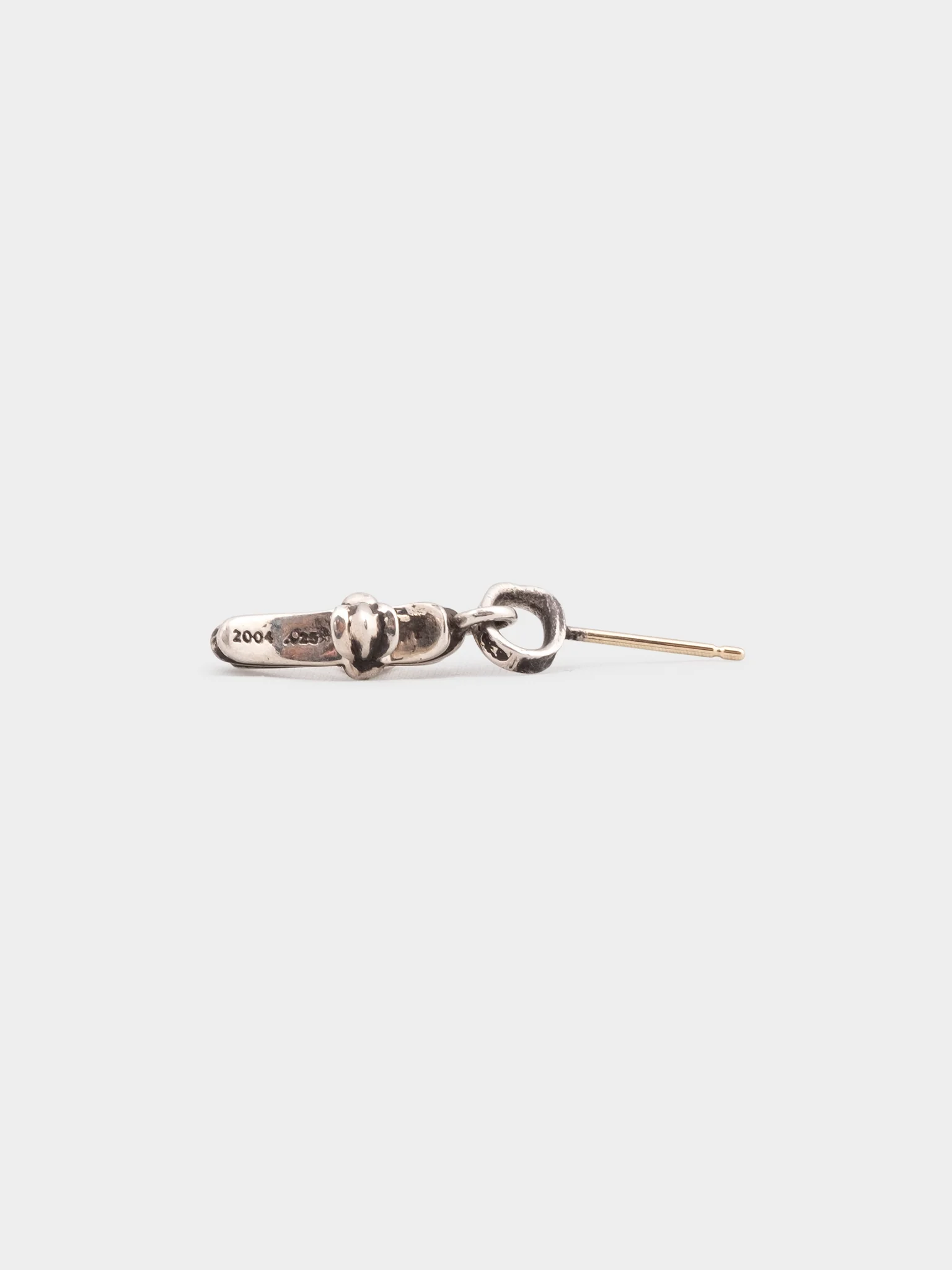 Baby Fat Cross Earring - Image 3