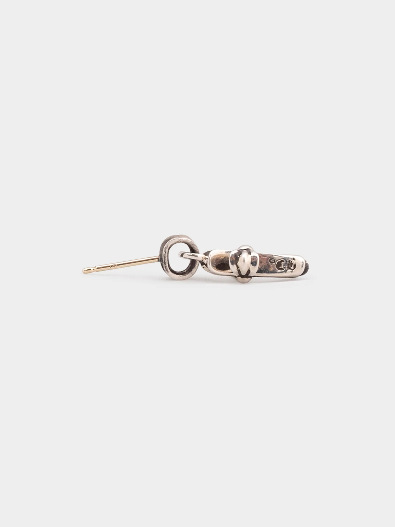 Baby Fat Cross Earring - Image 5