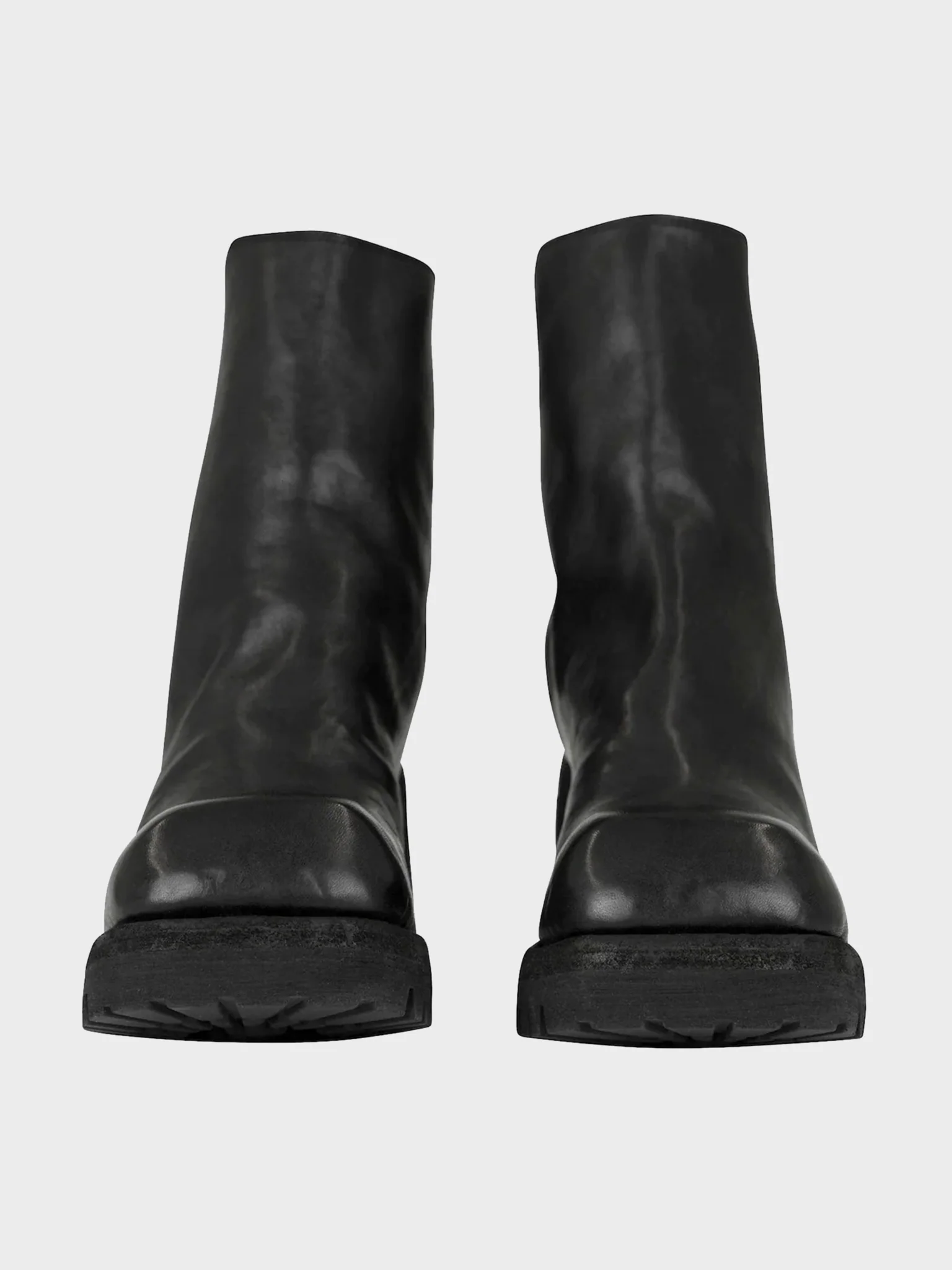986v Horse Leather Back Zip Boots - Image 3