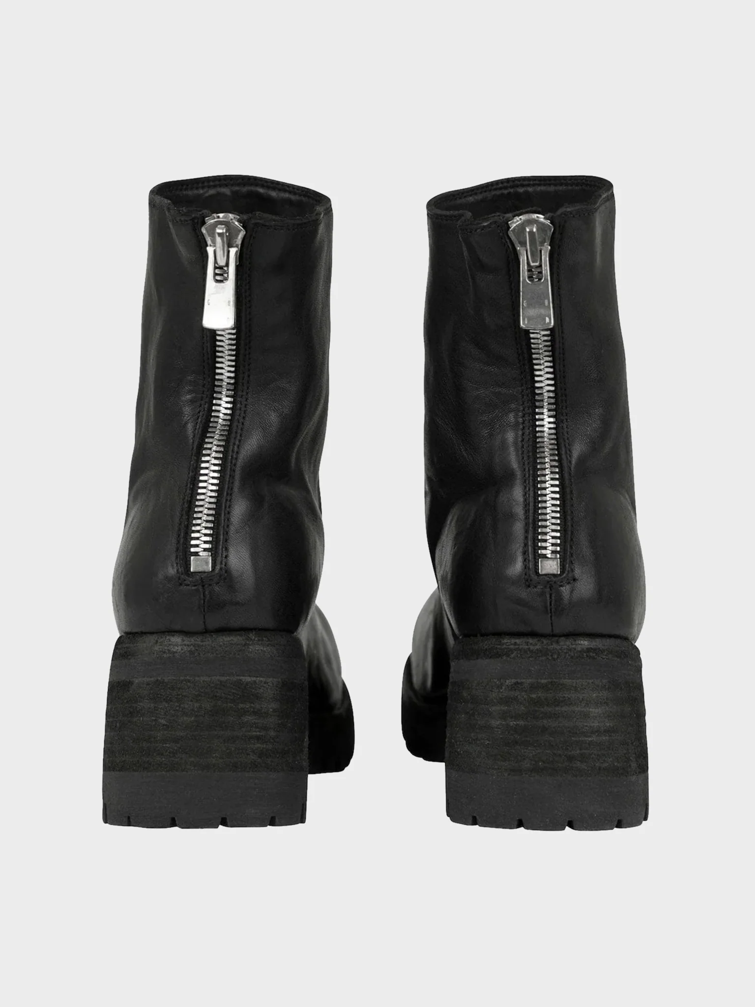 986v Horse Leather Back Zip Boots - Image 4