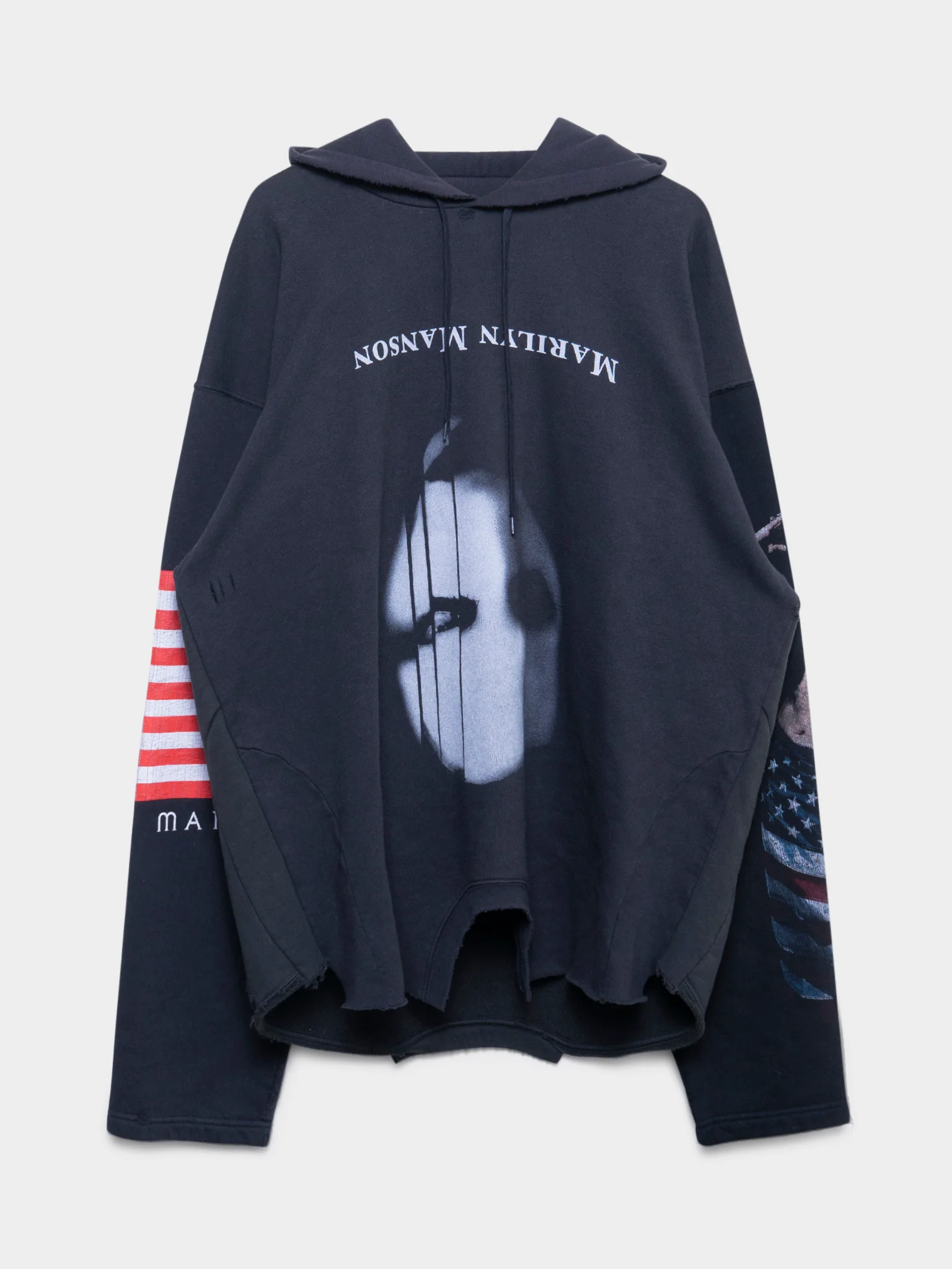 Banned Marilyn Manson Reconstructed Hoodie