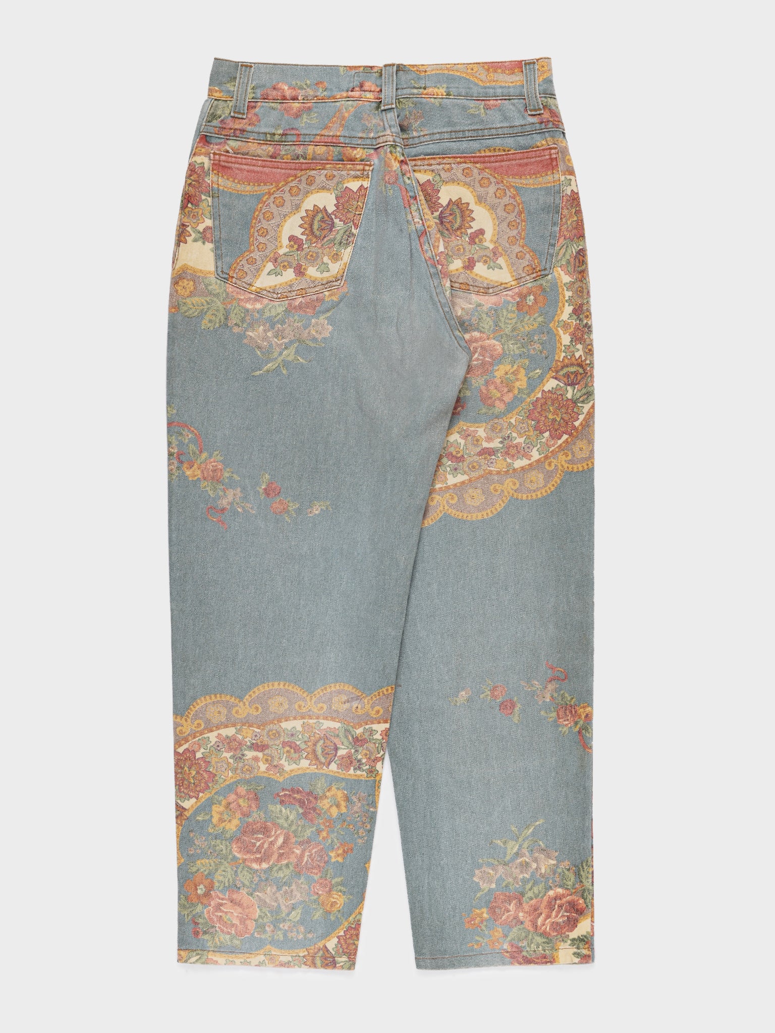 Baroque Floral Jeans - Image 3