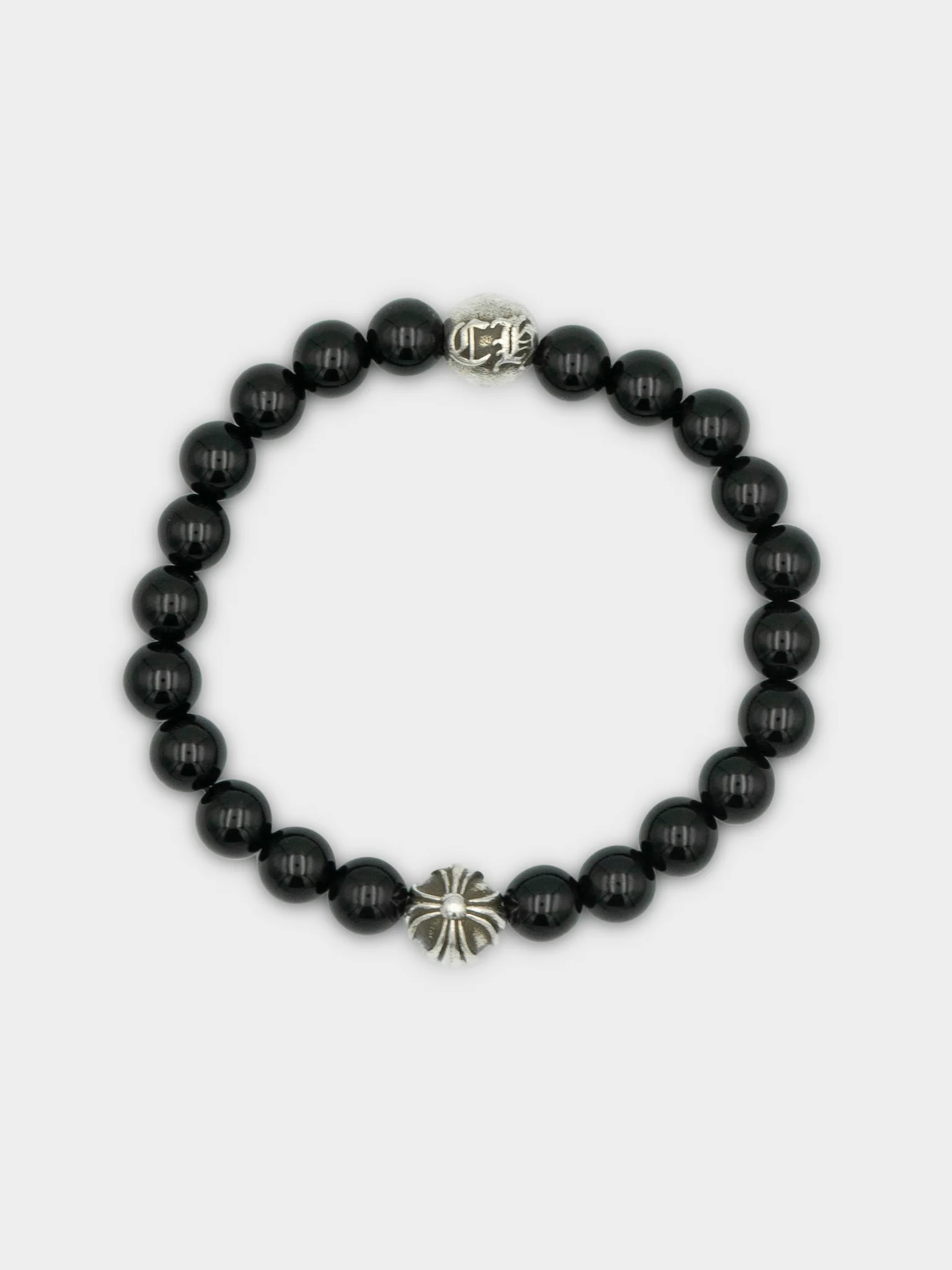 Black Bead Bracelet