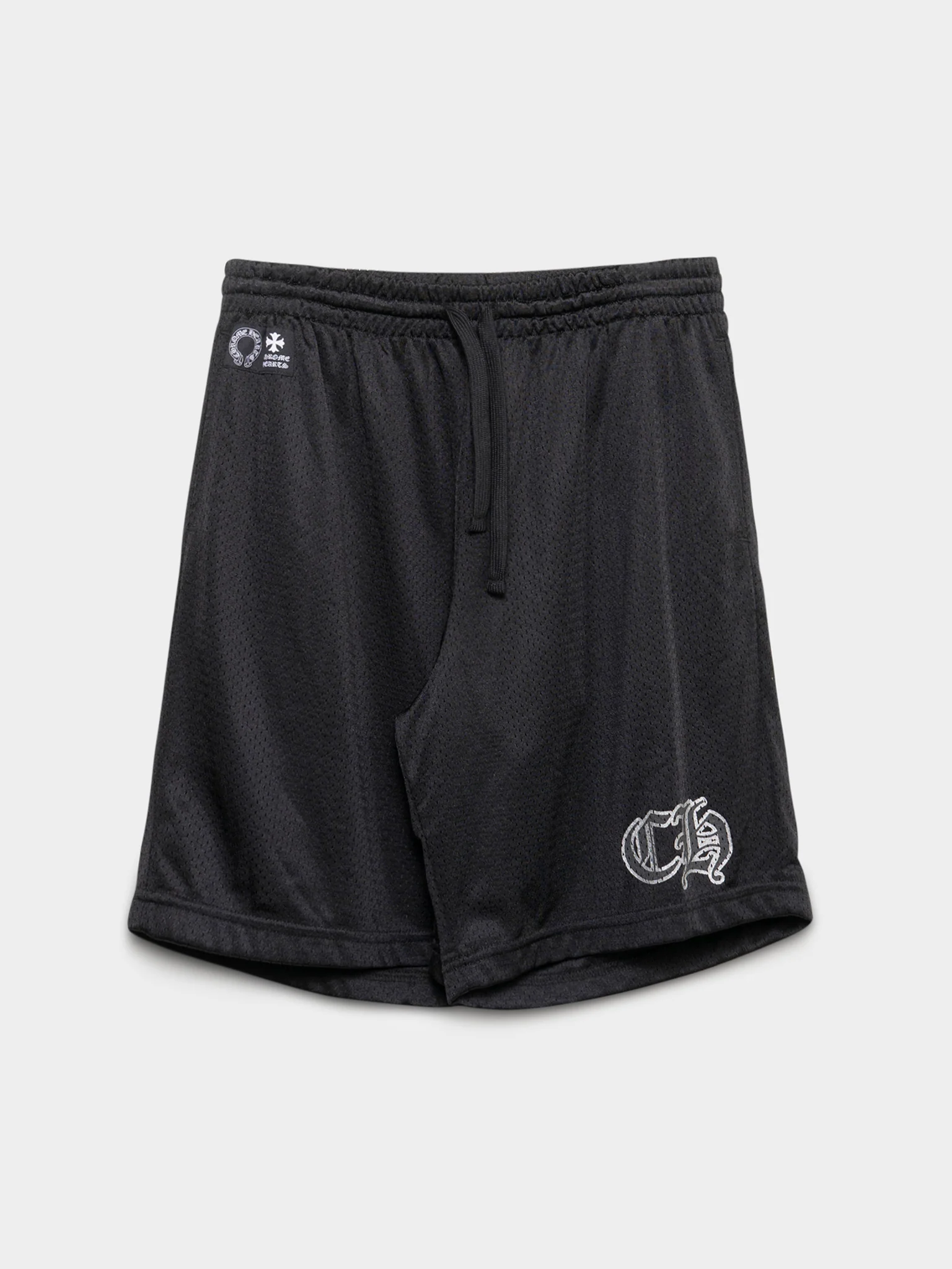 Black Mesh Shorts