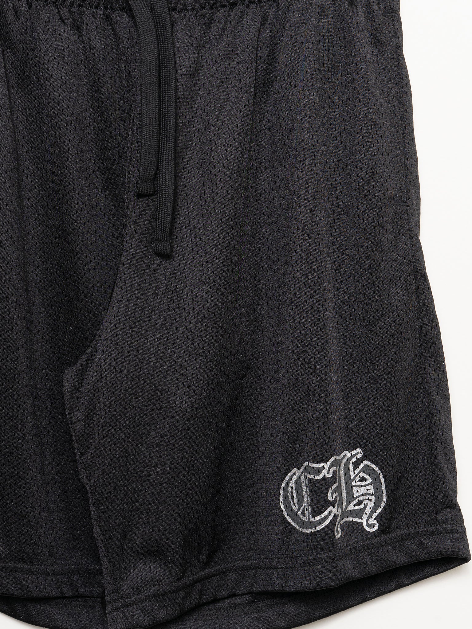 Black Mesh Shorts - Image 2