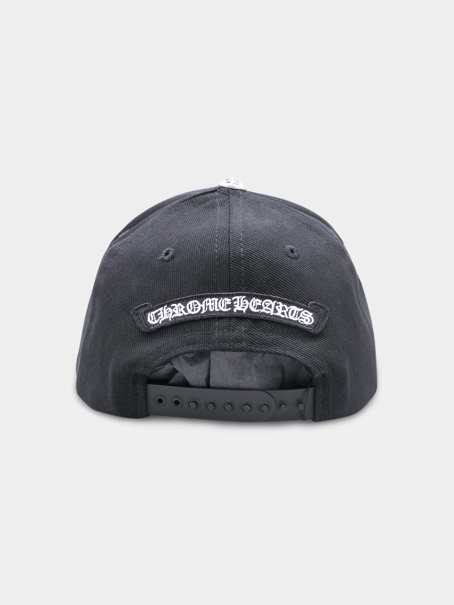 Black on Black Embroidered Cross Hat - Image 4