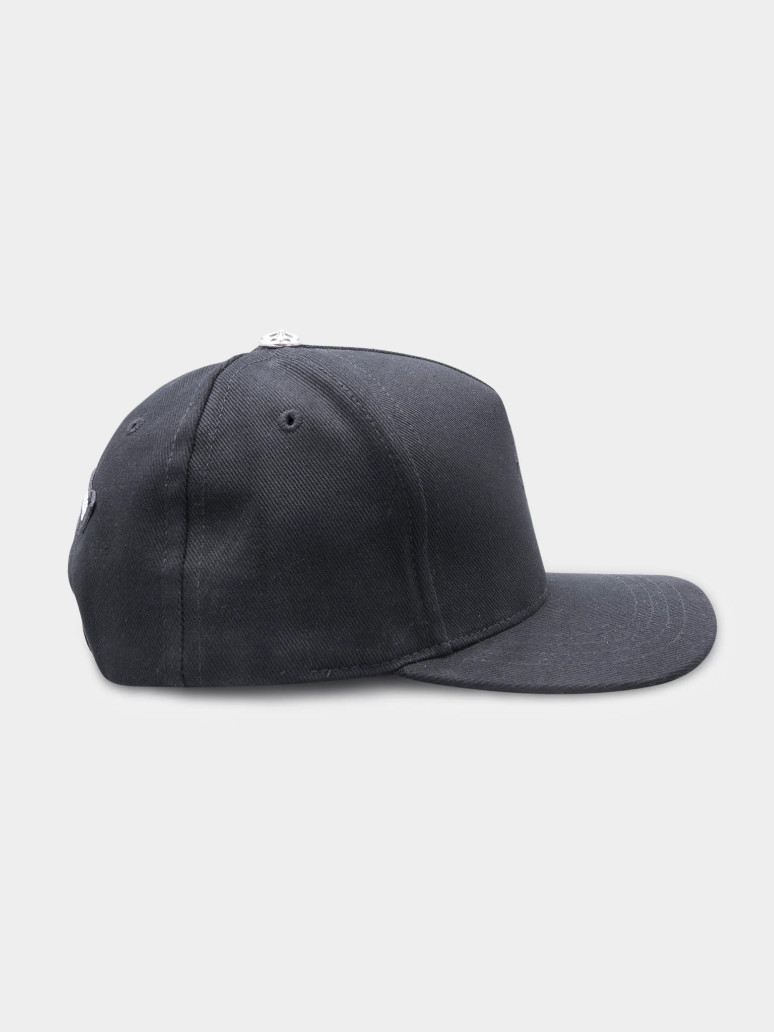 Black on Black Embroidered Cross Hat - Image 5