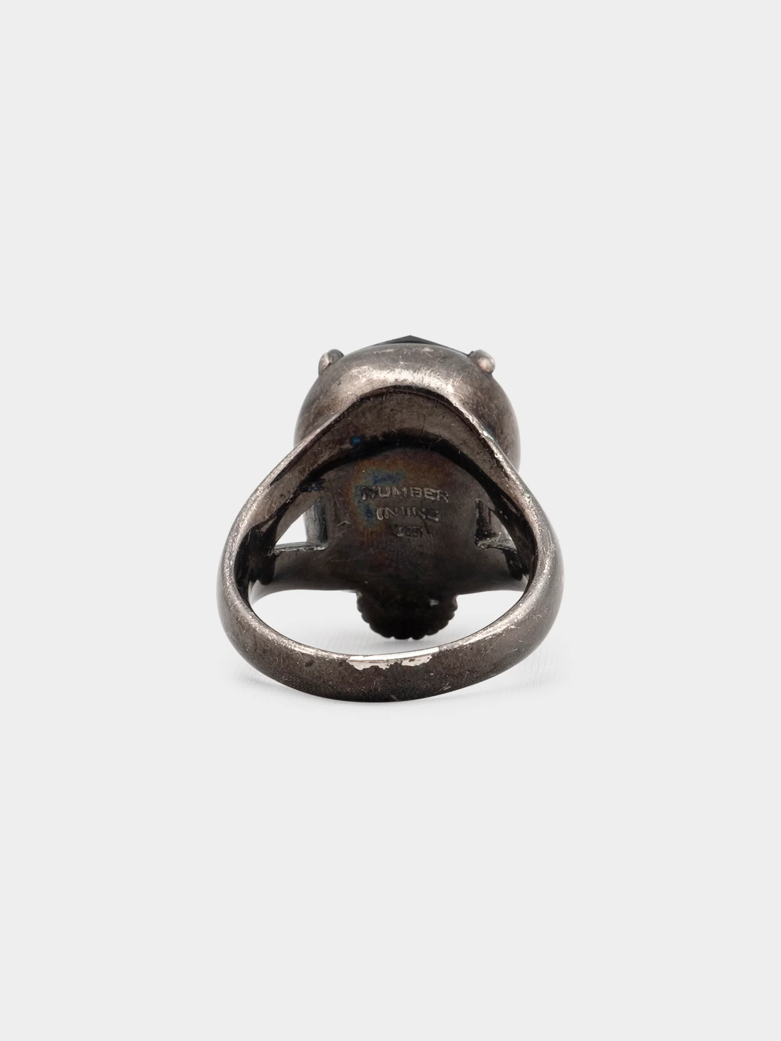 Black Skull Gem Ring - Image 3