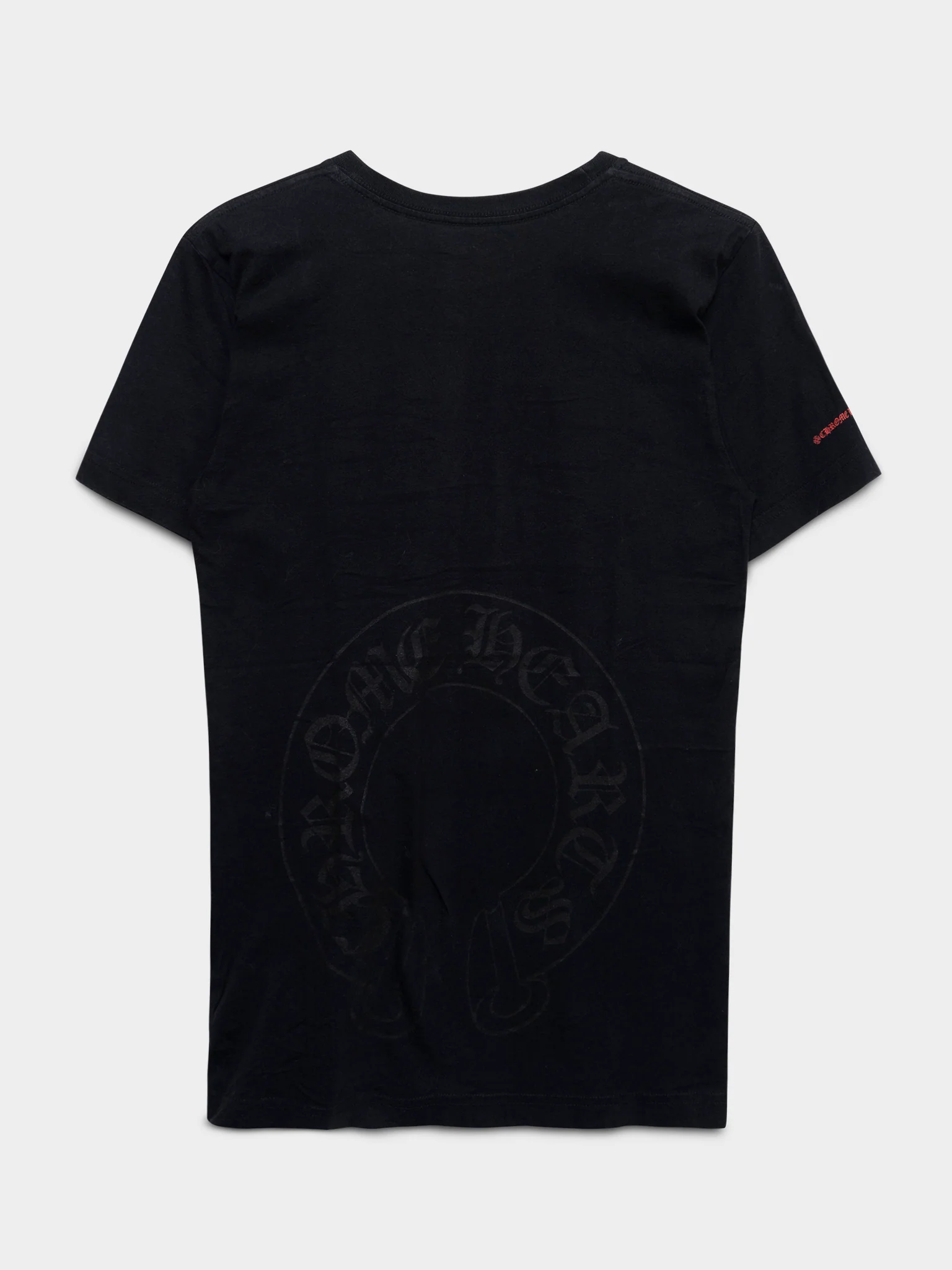 Black Tonal Horseshoe T-Shirt - Image 2