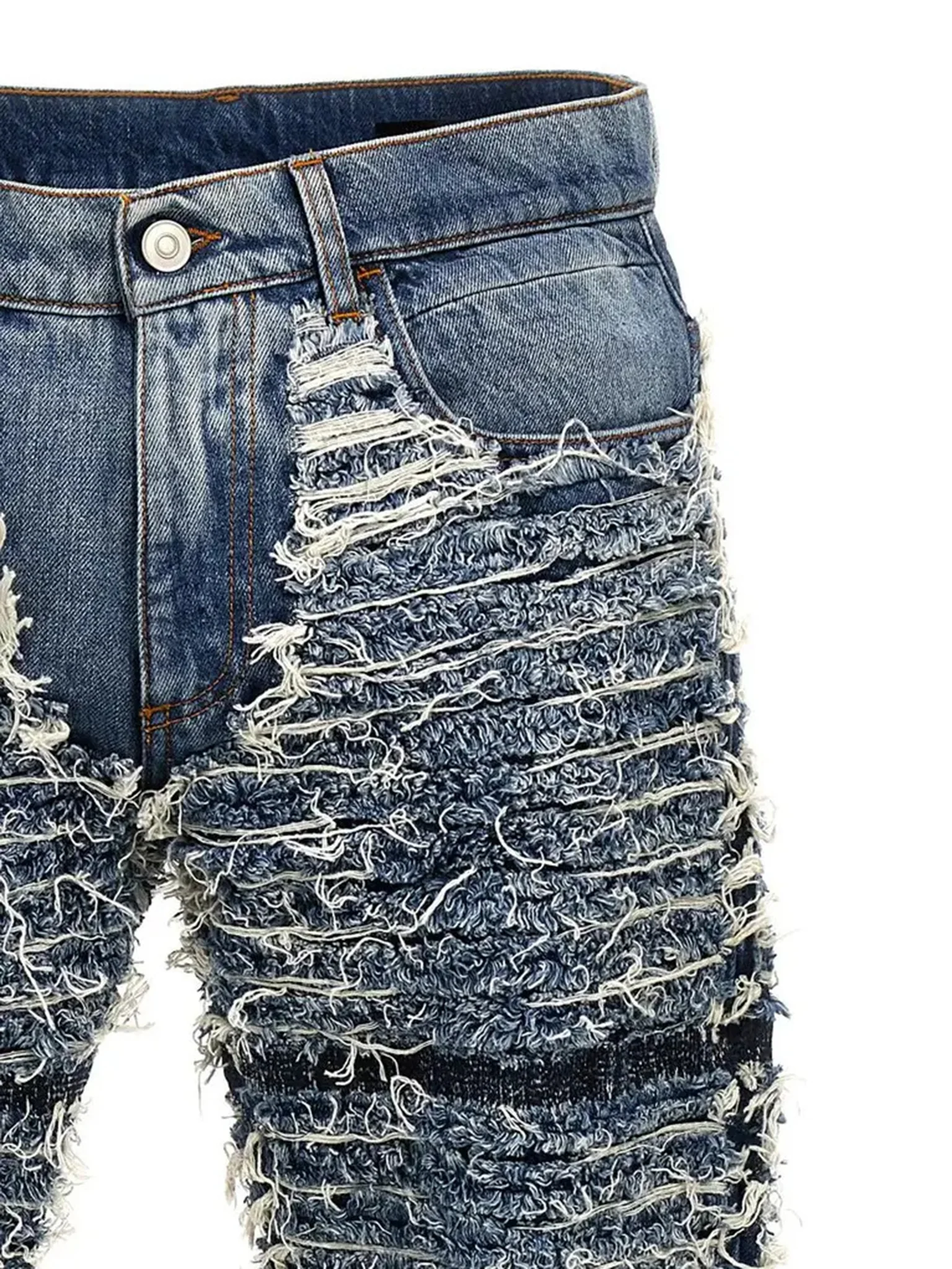 Blackmeans Shredded Jeans - Image 4