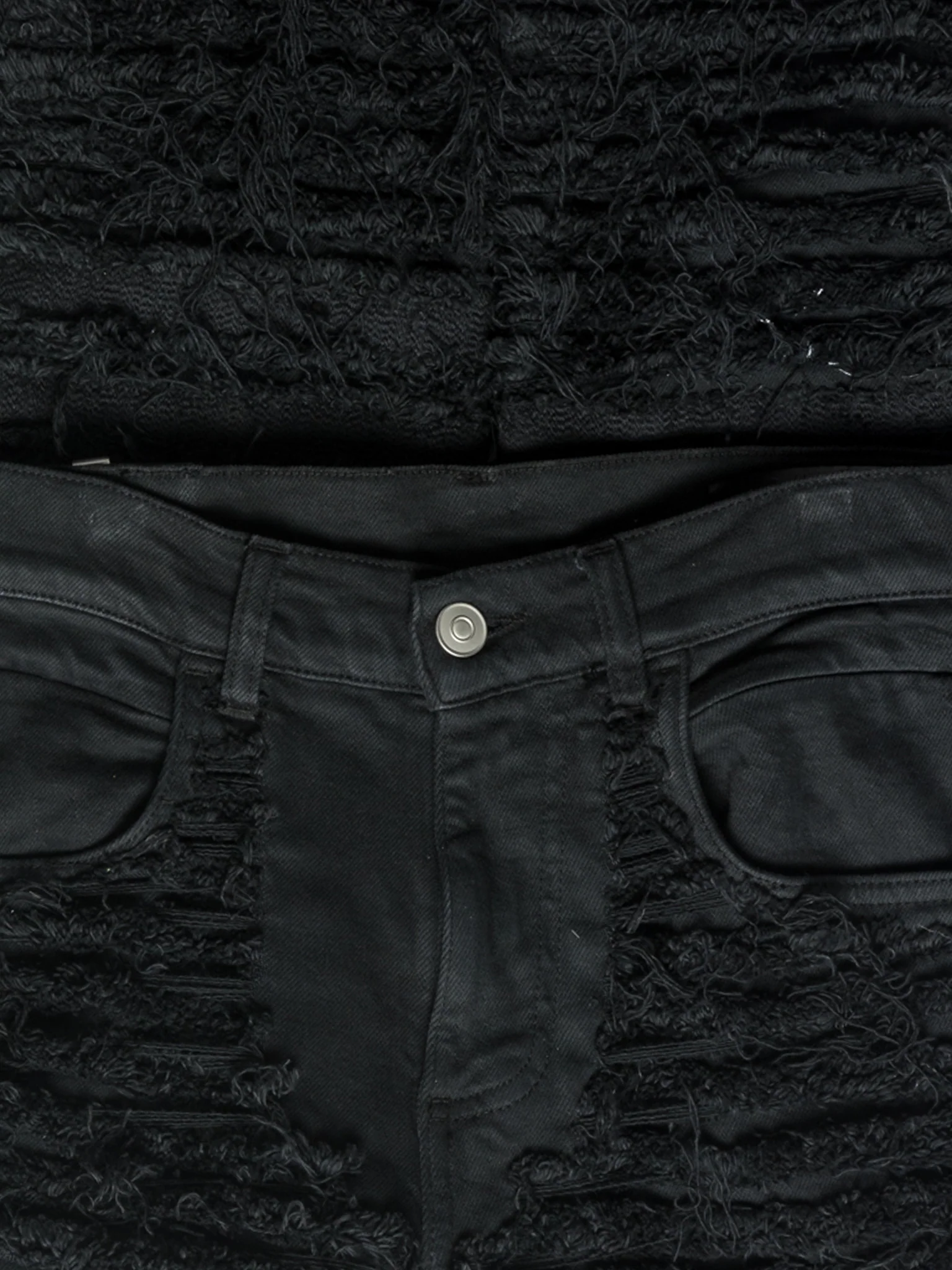 Blackmeans Shredded Jeans - Image 3