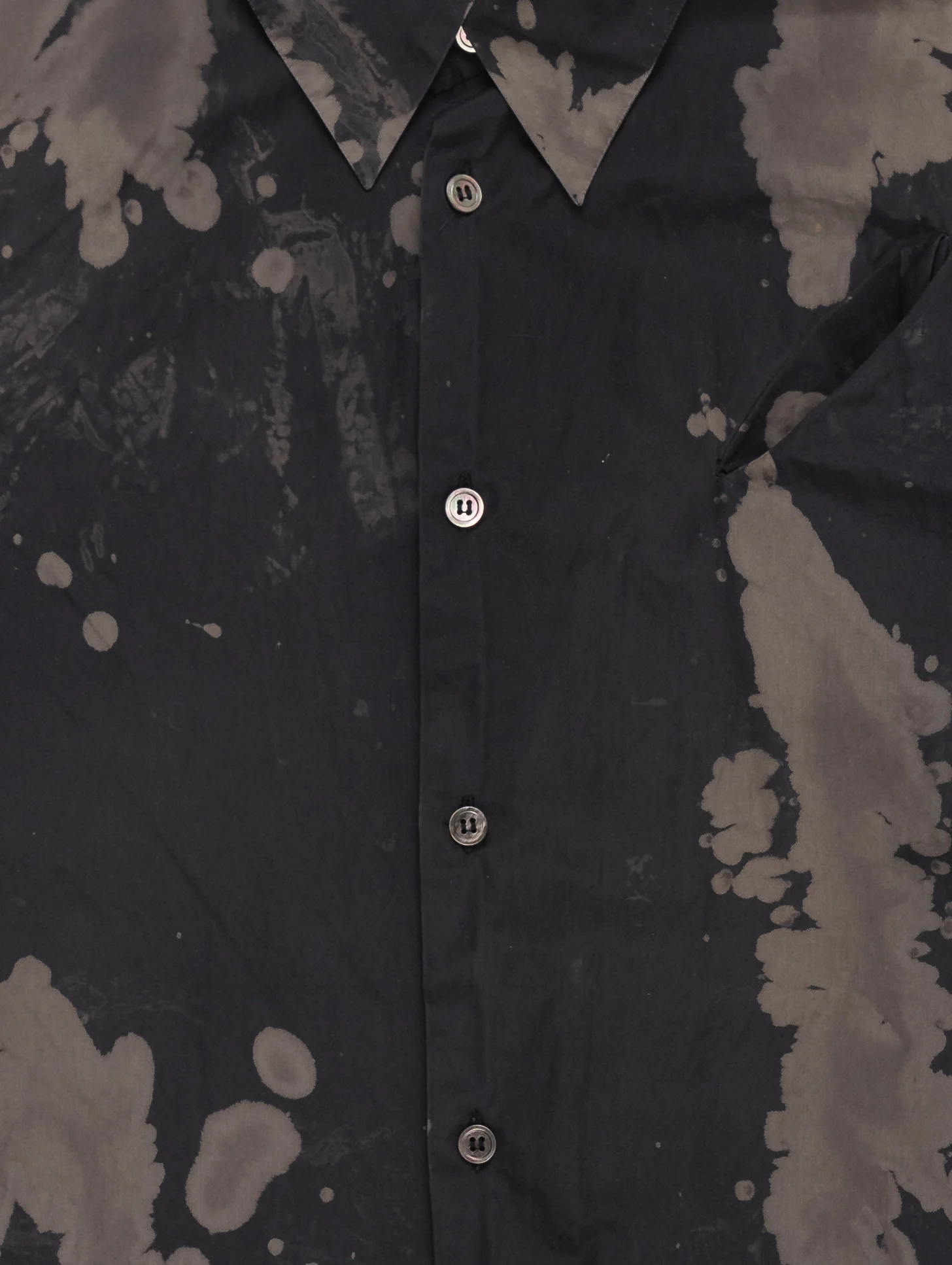 Bleach Splatter Button Up Shirt - Image 2
