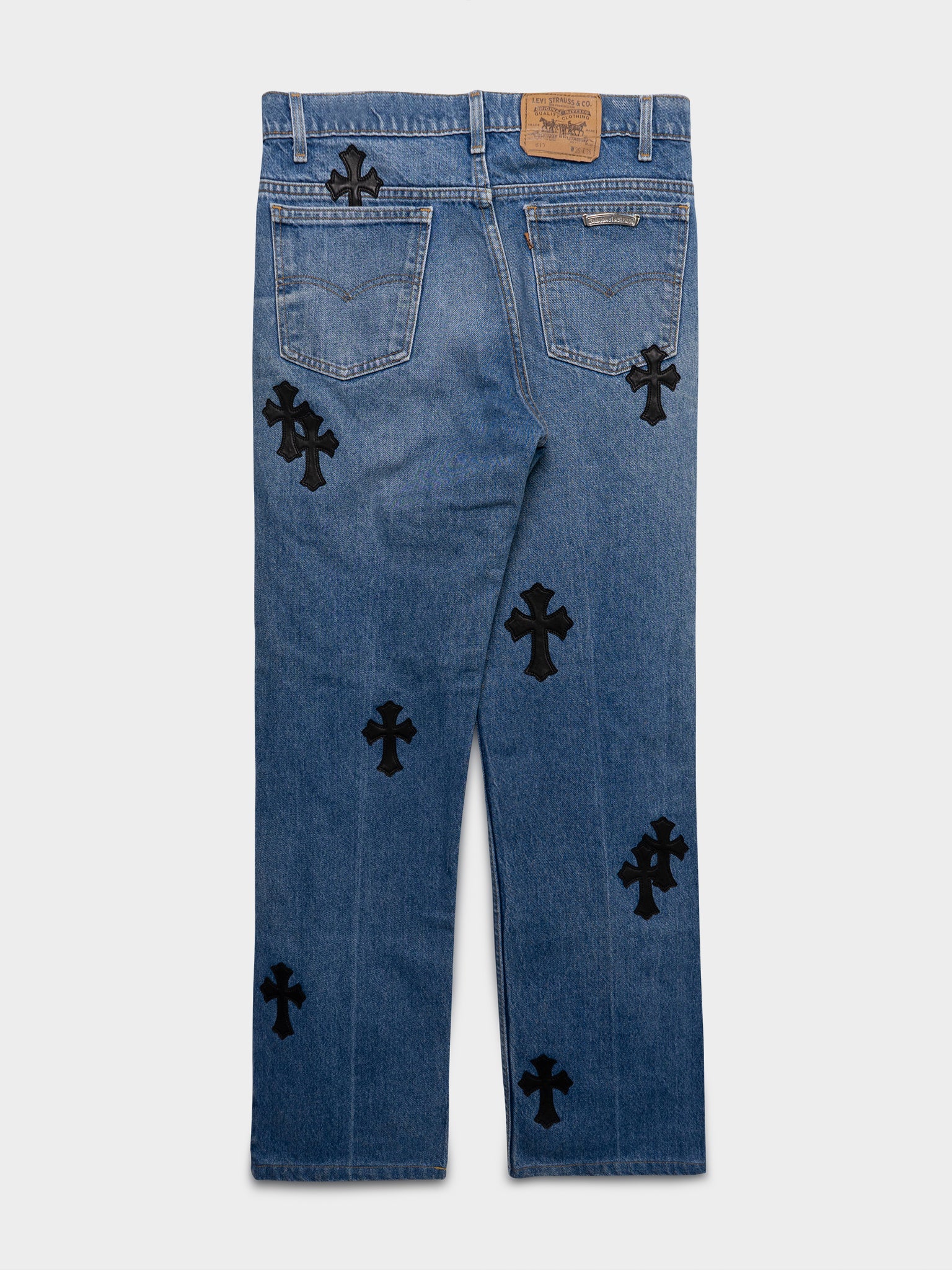 Blue Patched Levis 517 - Image 2