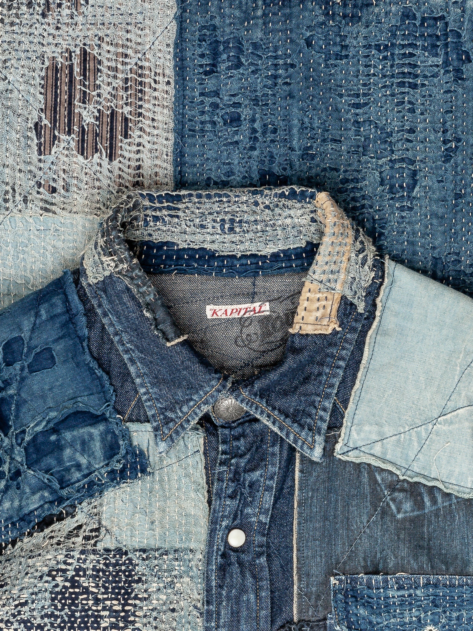 Boro Patchwork Button Up - Image 5