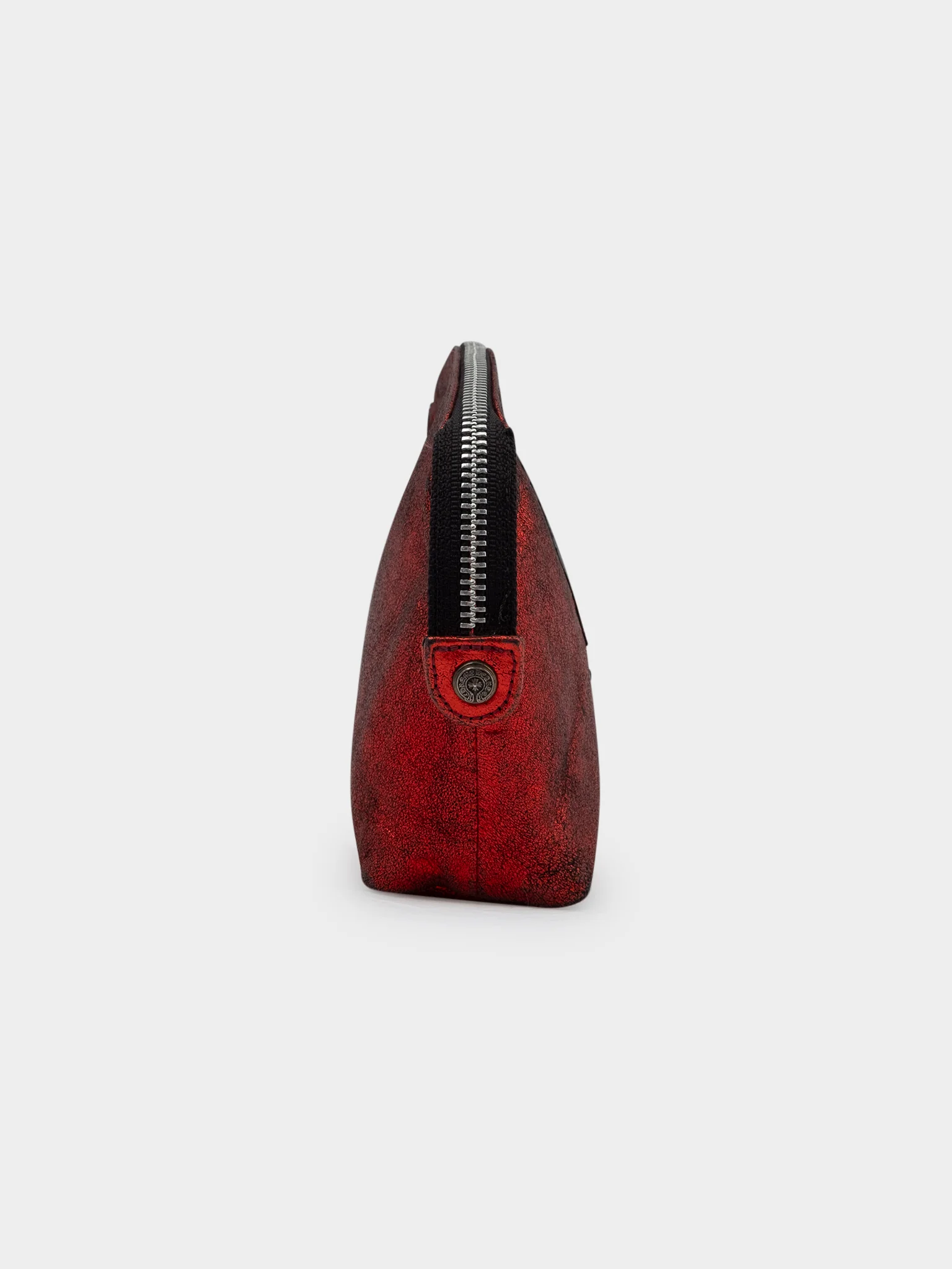 Red Leather Toiletry Bag - Image 3