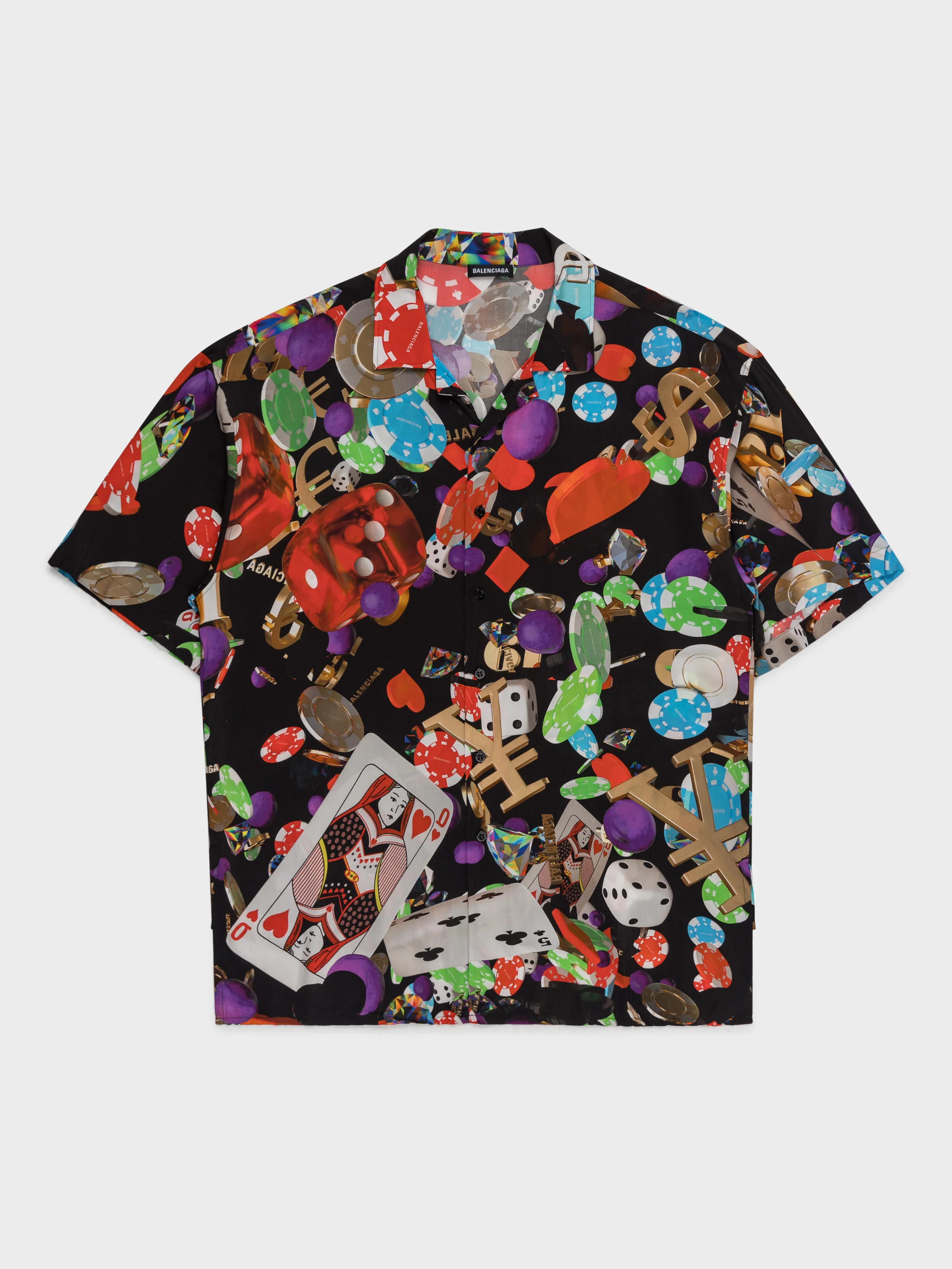 Casino Short Sleeve Button Up Shirt