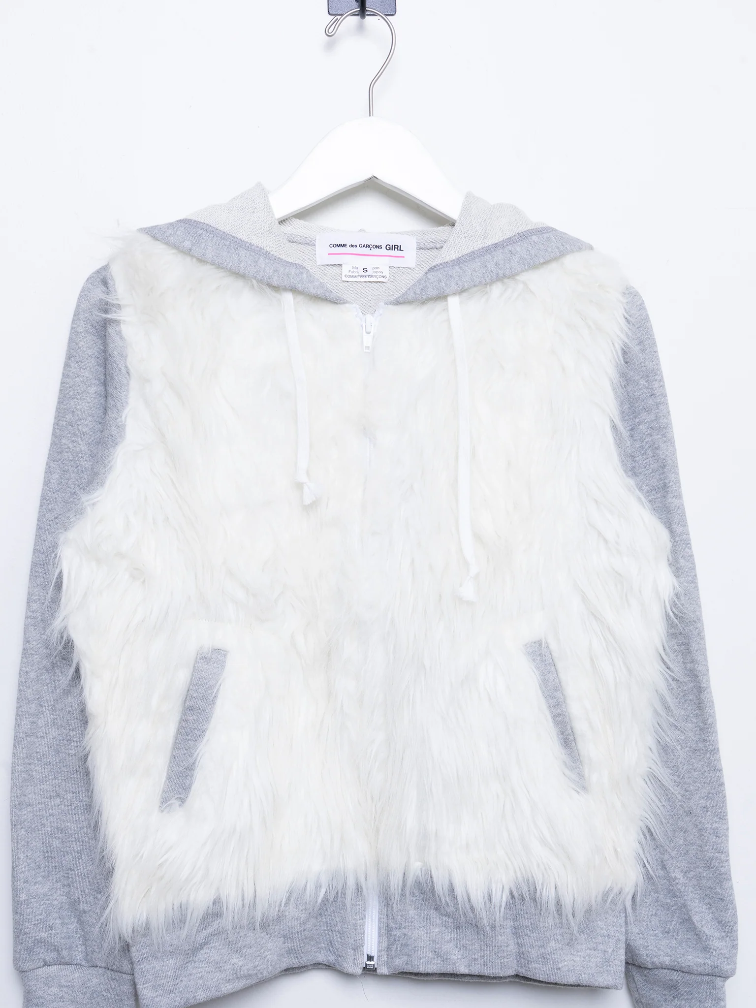 Faux Fur Hoodie - Image 2