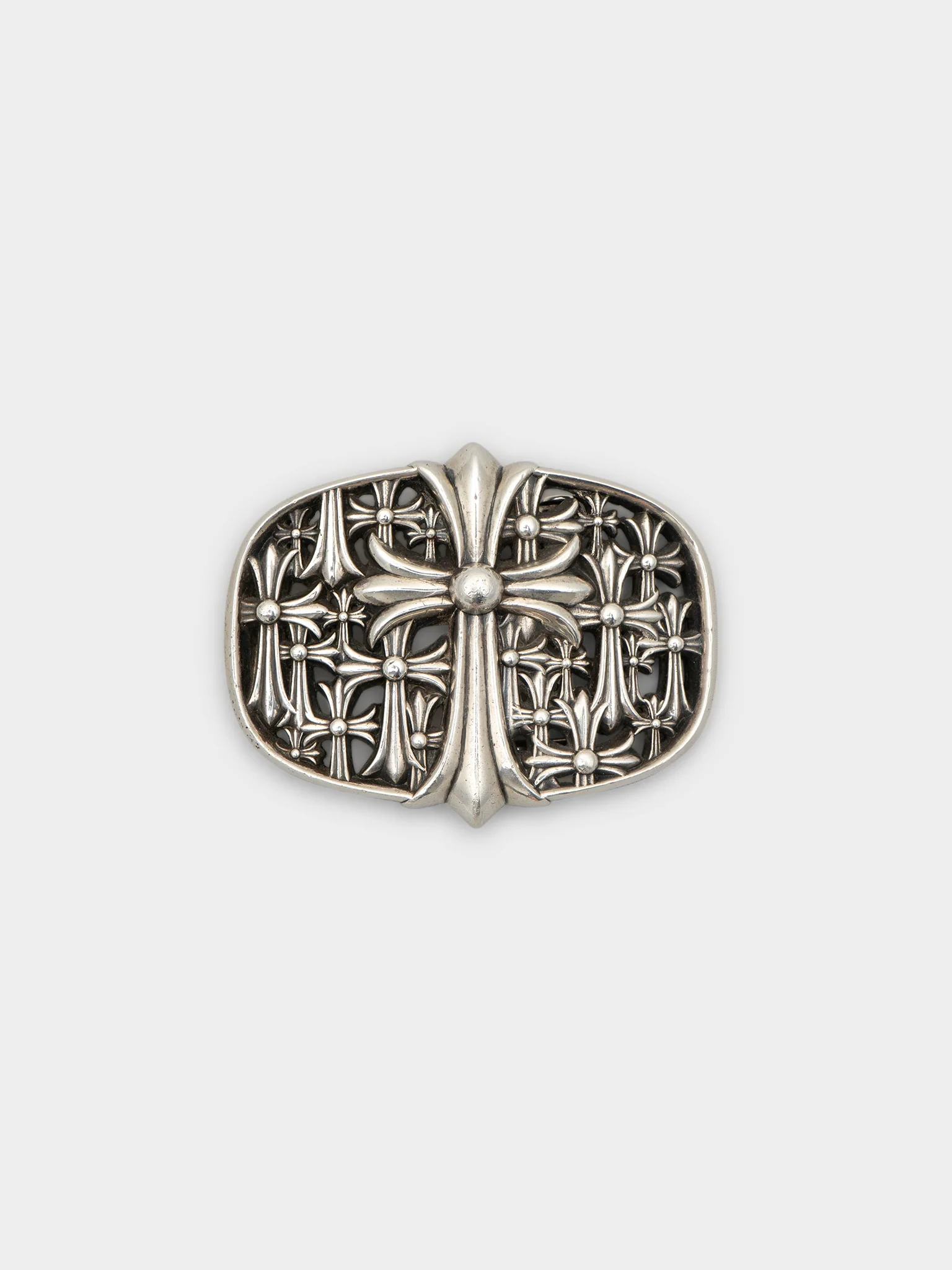 Cemetery Cross Belt Buckle