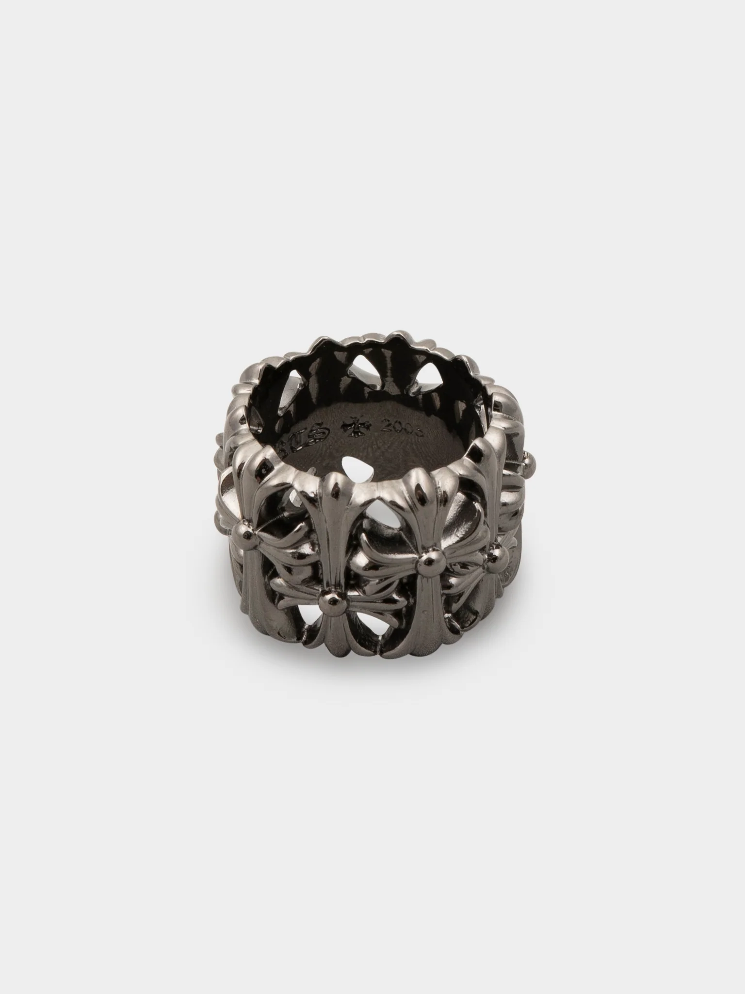 Black Rhodium Cemetery Ring - Image 3