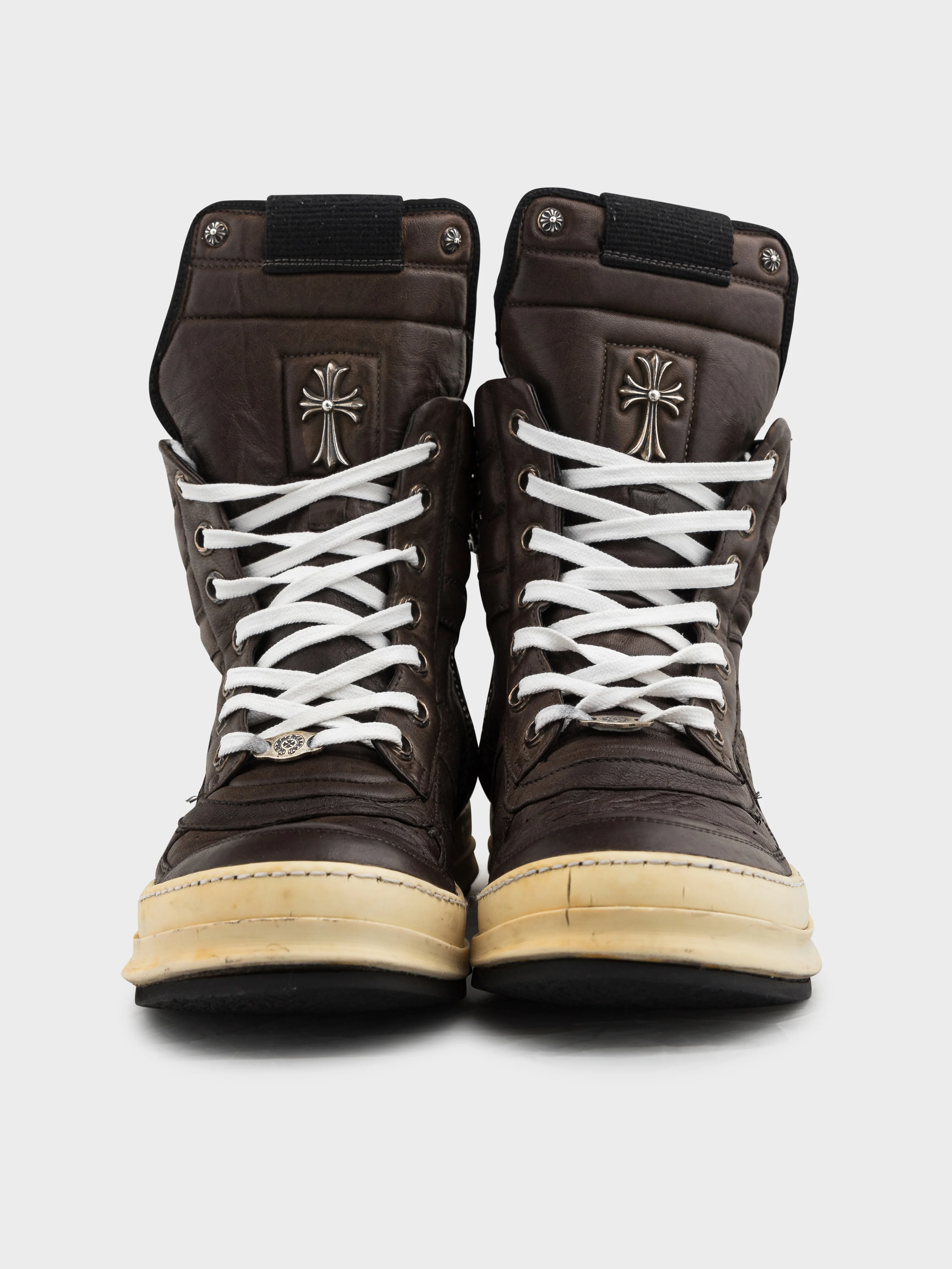 1/1 Rick Owens Chocolate Leather Dunks - Image 2