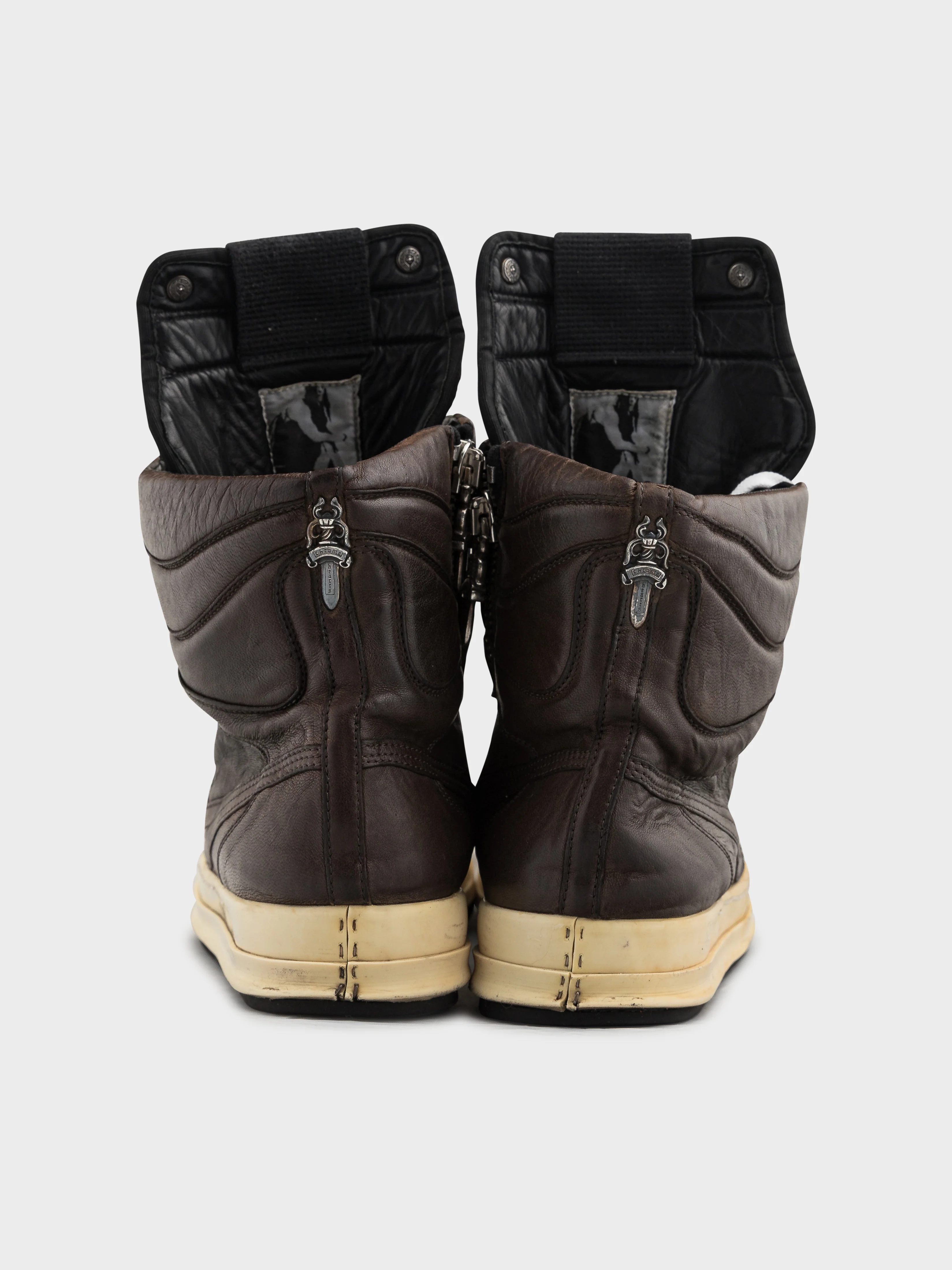 1/1 Rick Owens Chocolate Leather Dunks - Image 5