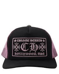 Chrome Hearts Pink Trucker Hat