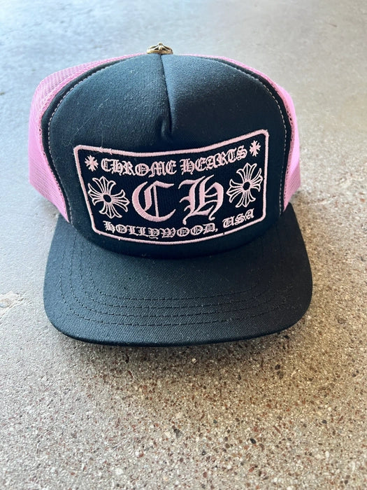 Chrome Hearts Pink Trucker Hat - Image 2