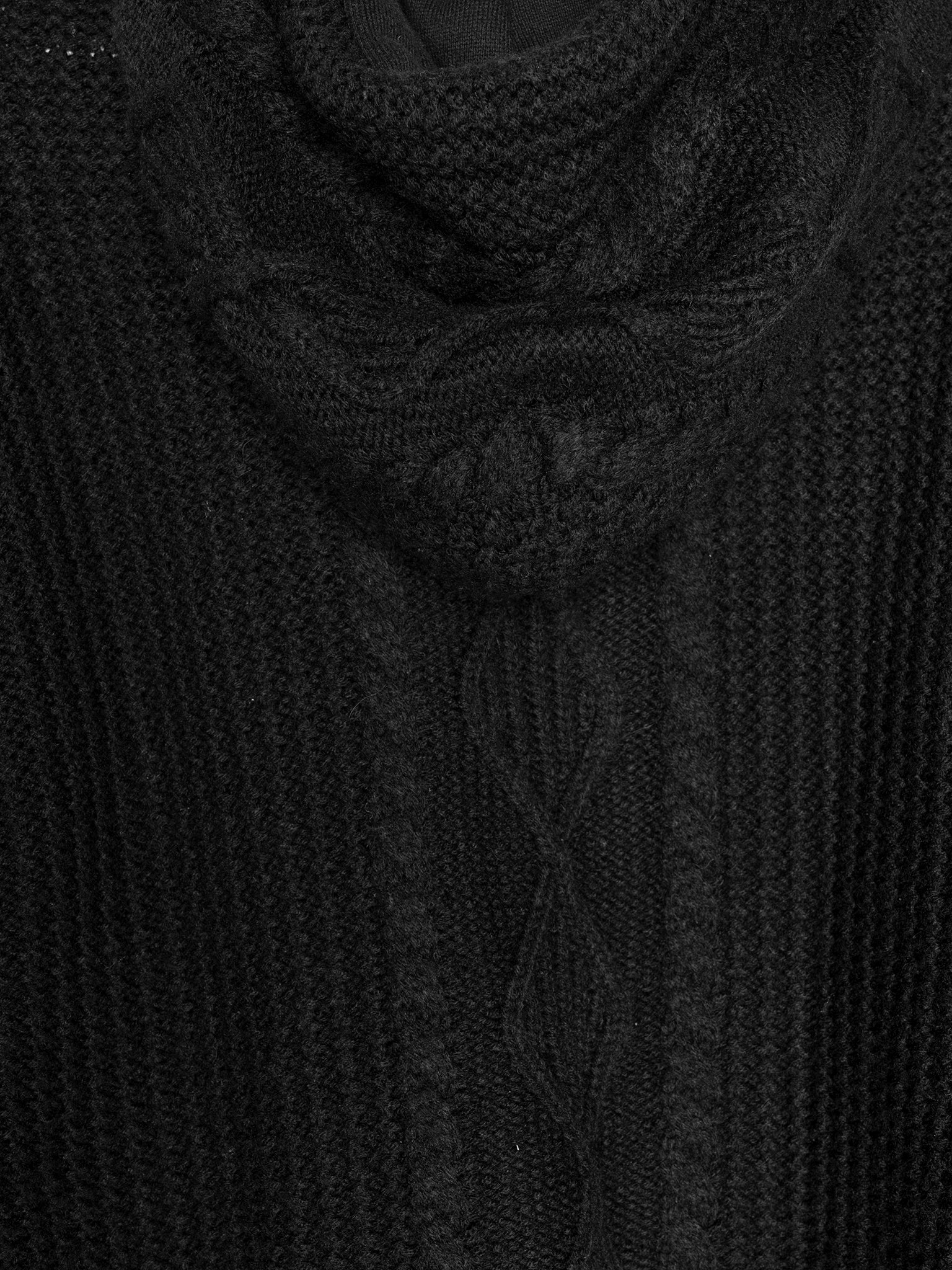 Chunky Knit Zip Up Hoodie - Image 3