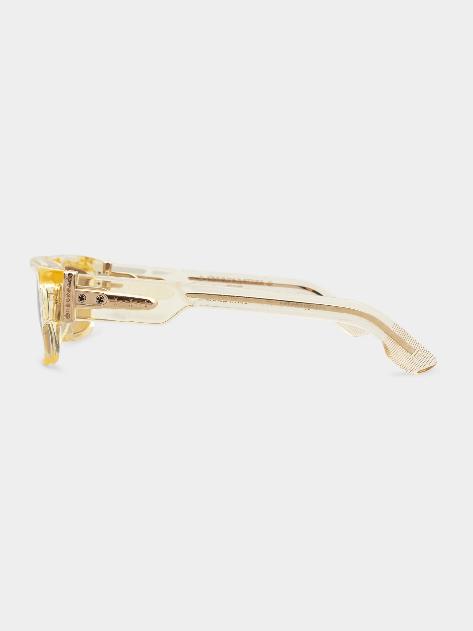 Clear Yellow Girth Quake Sunglasses - Image 3