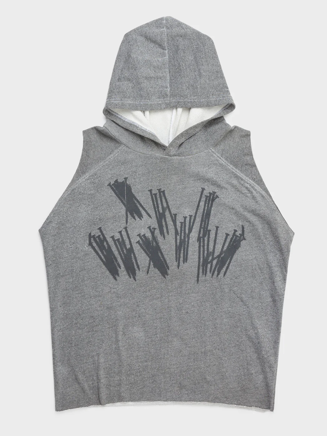 'Consumed' Nails Sleeveless Hoodie