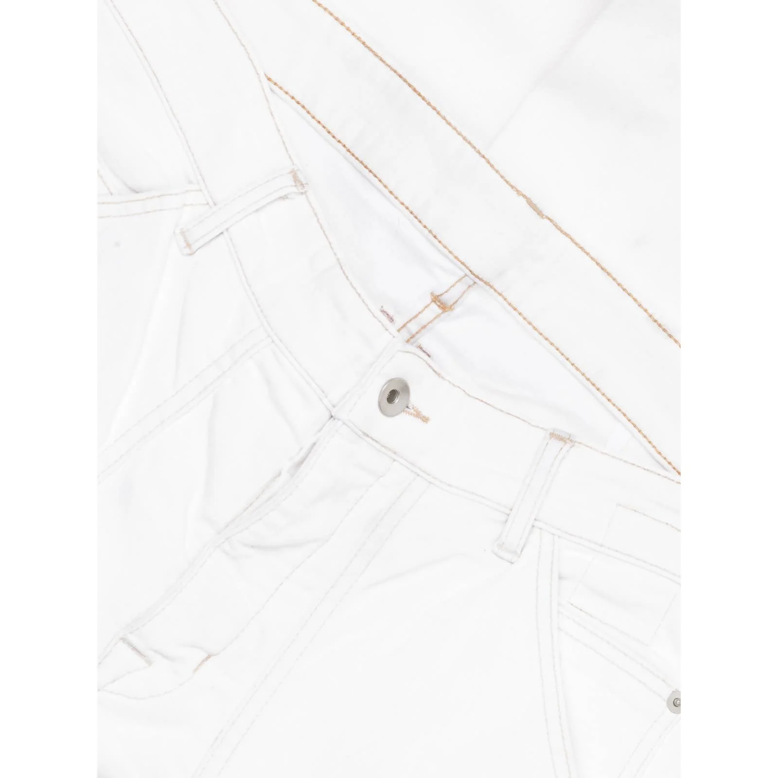 White Waxed Nagakin Jeans - Image 4