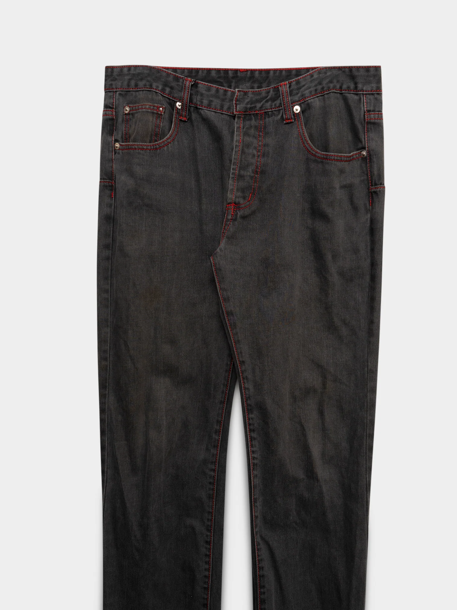 Contrast Stitch Jeans - Image 2