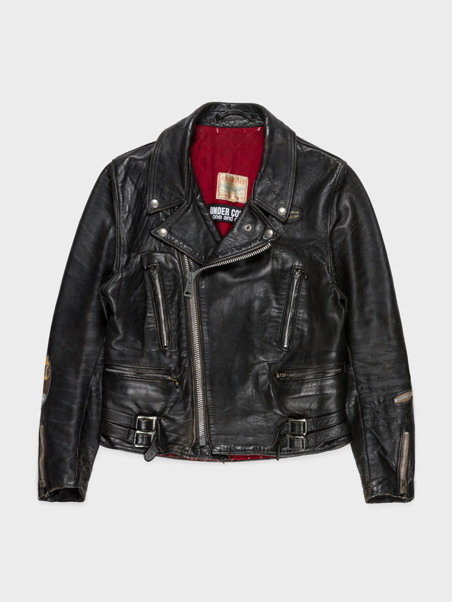 One-Off 'THE MAD MARKET' Leather Jacket - Image 2