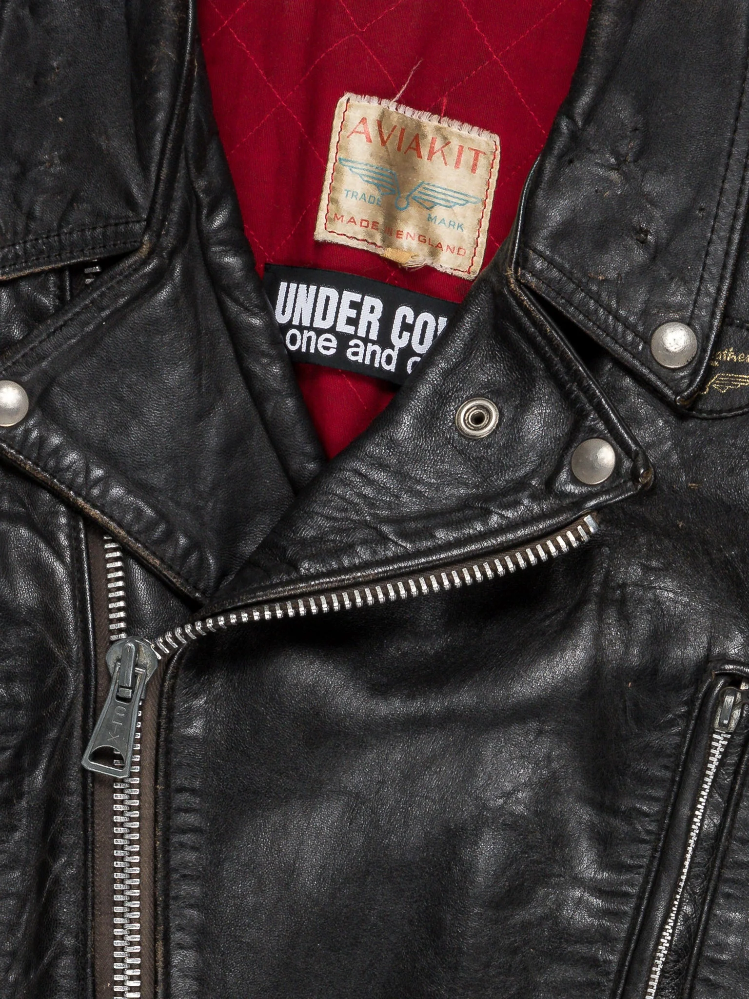 One-Off 'THE MAD MARKET' Leather Jacket - Image 3
