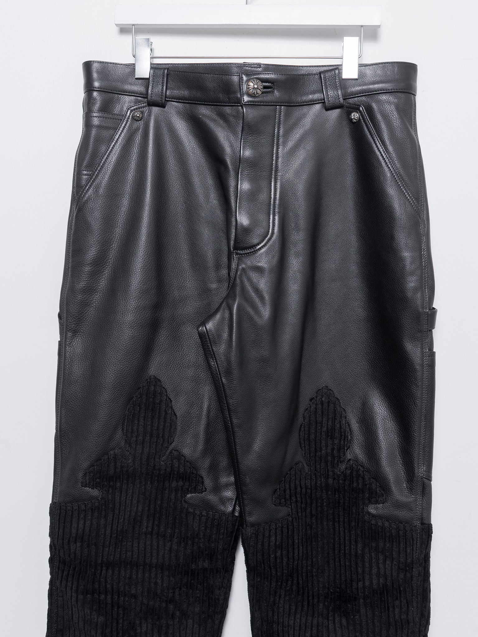 Corduroy & Leather Fleurknee Pants - Image 2