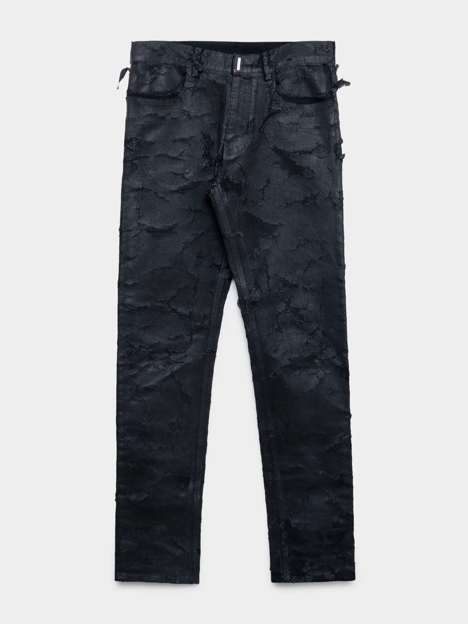 Crackled Painted Jeans